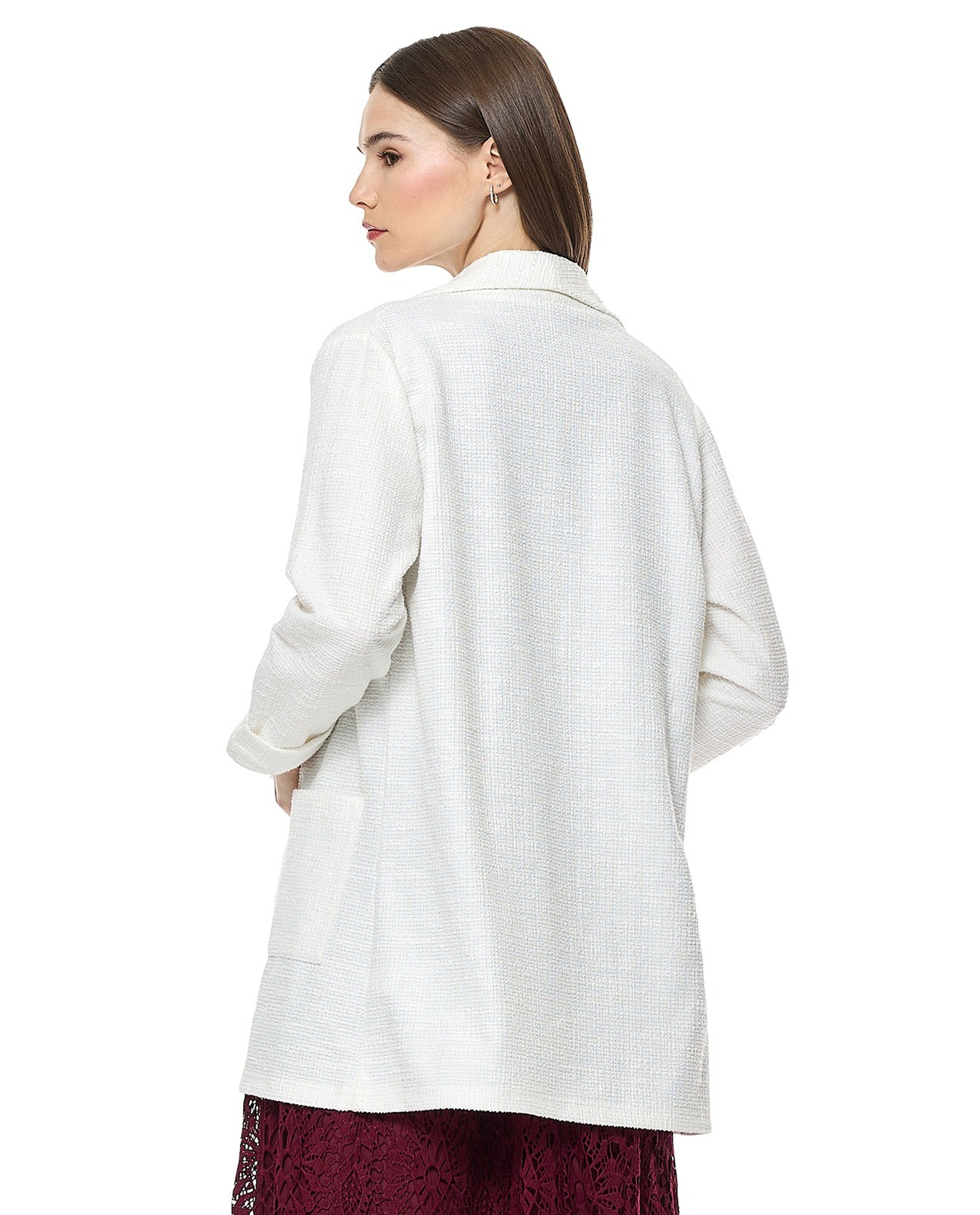 Solid Jacket with Pockets