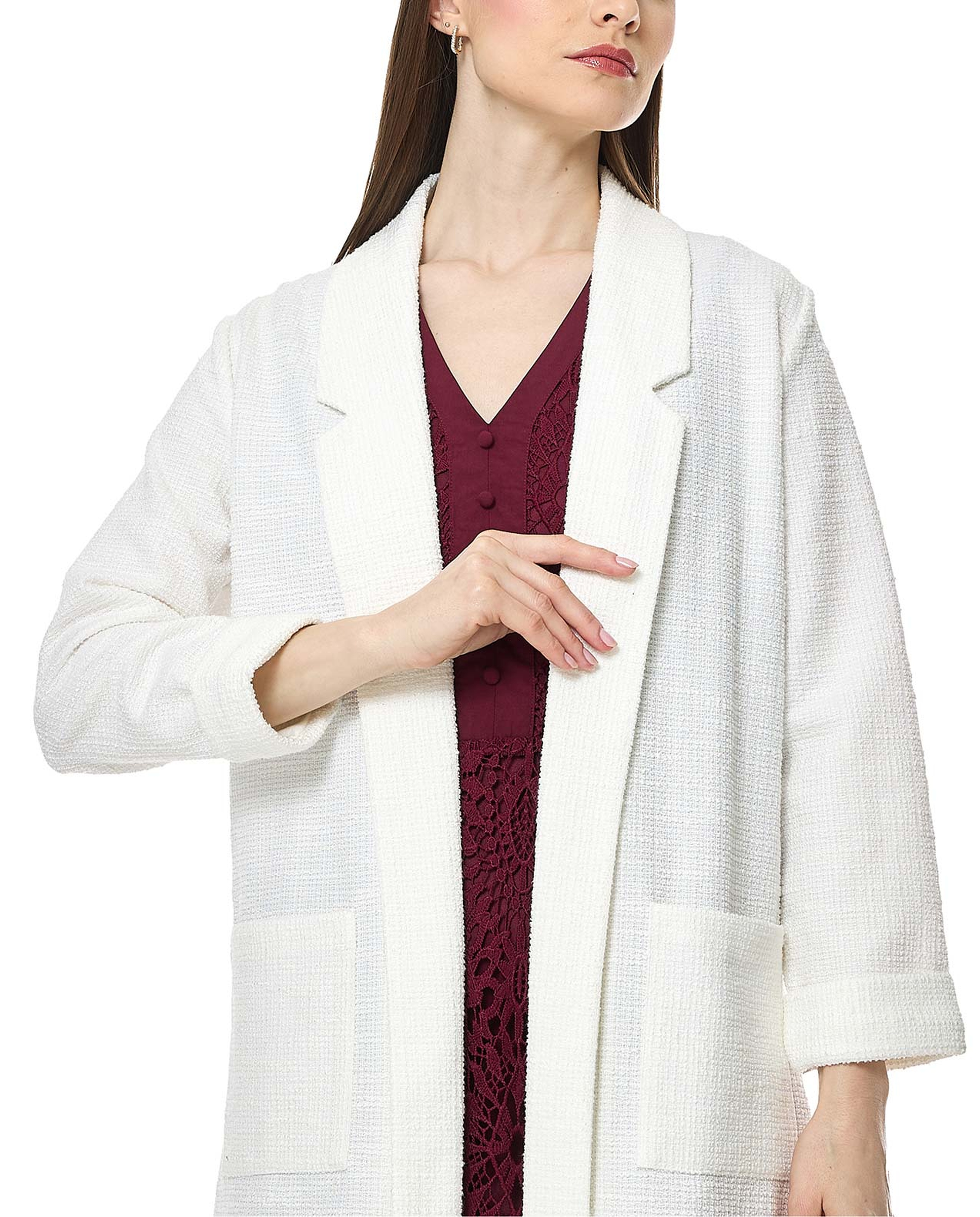 Solid Jacket with Pockets