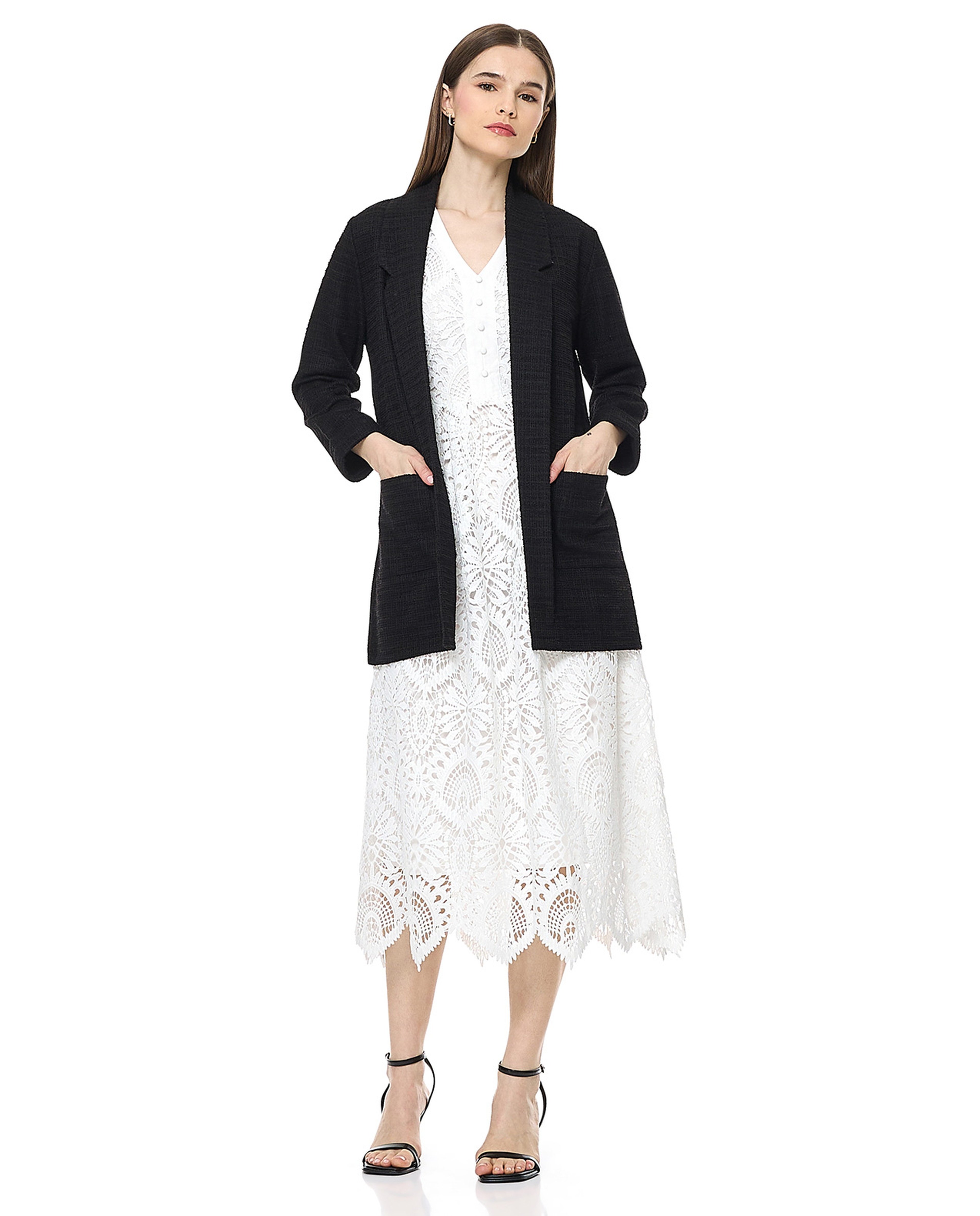 Solid Jacket with Pockets