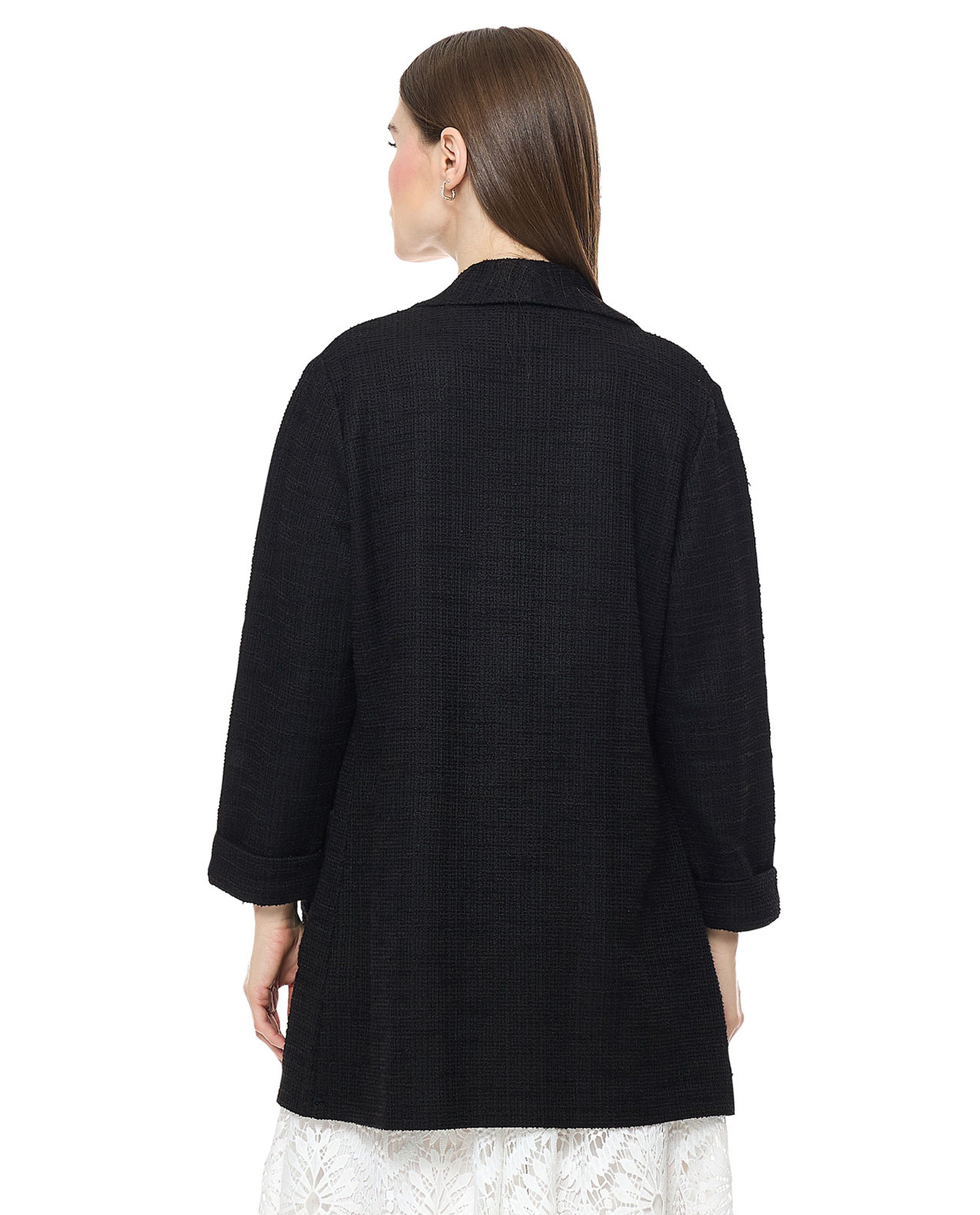 Solid Jacket with Pockets