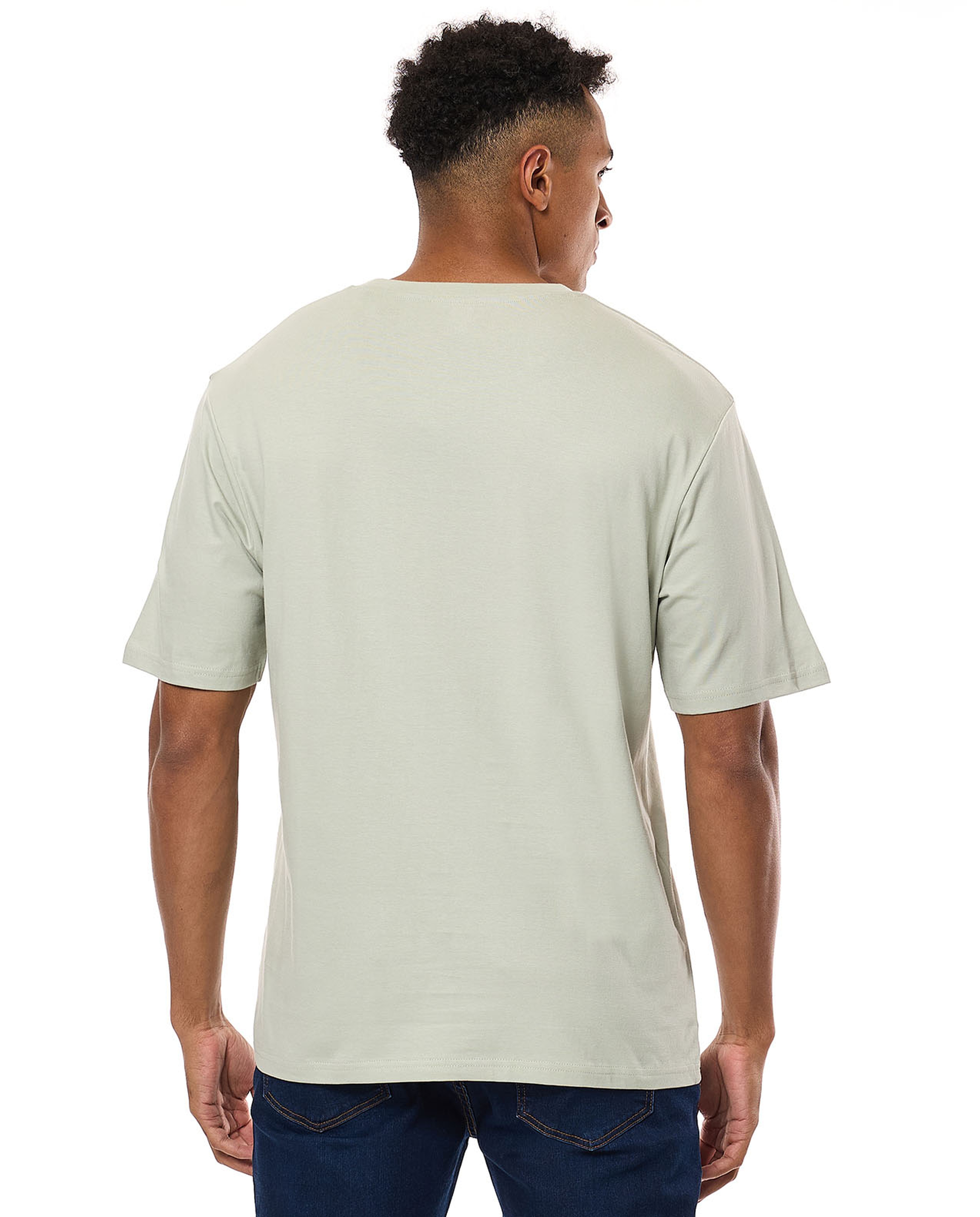 Printed T-Shirt with Crew Neck and Short Sleeves