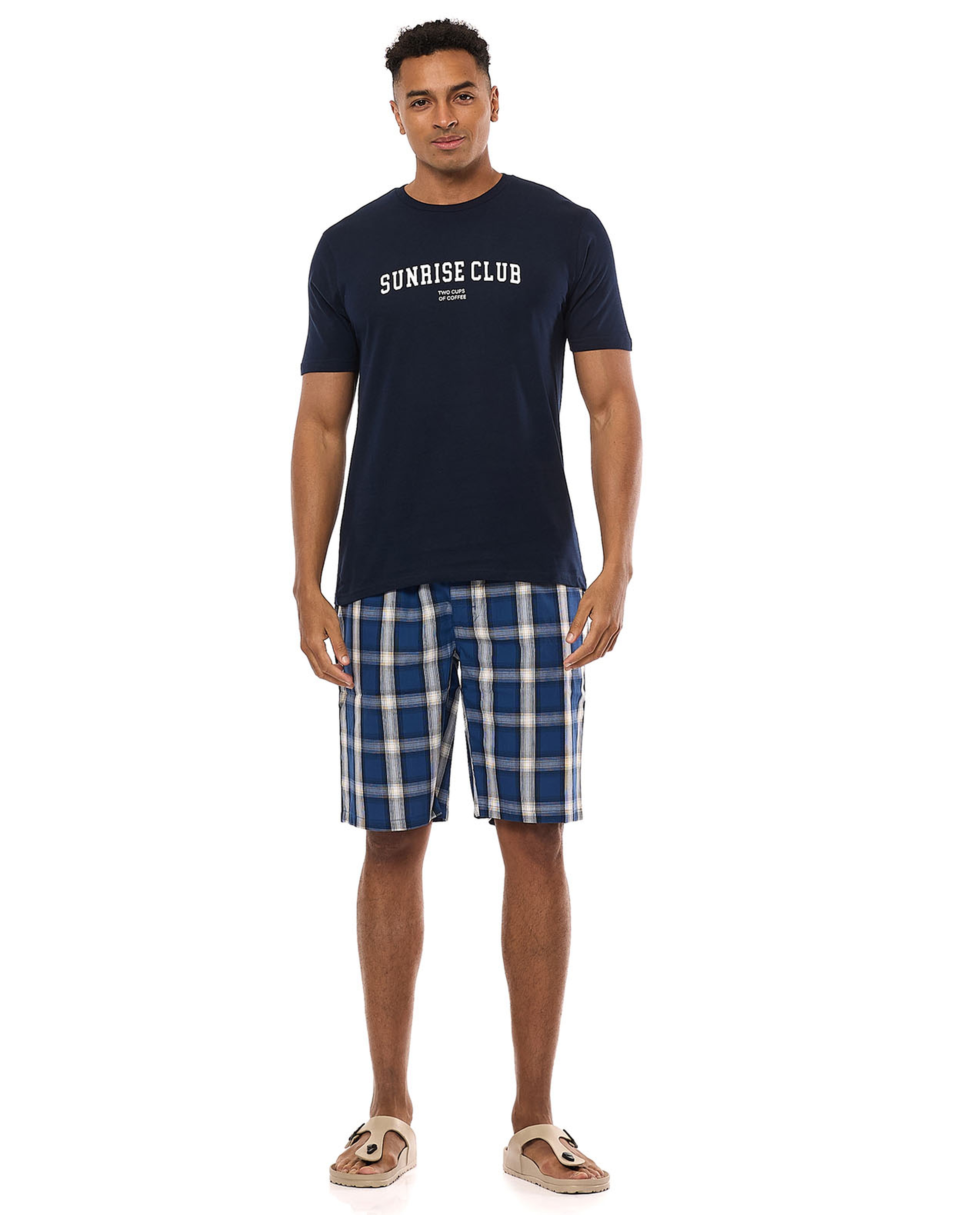 Printed Shorts Pyjama Set