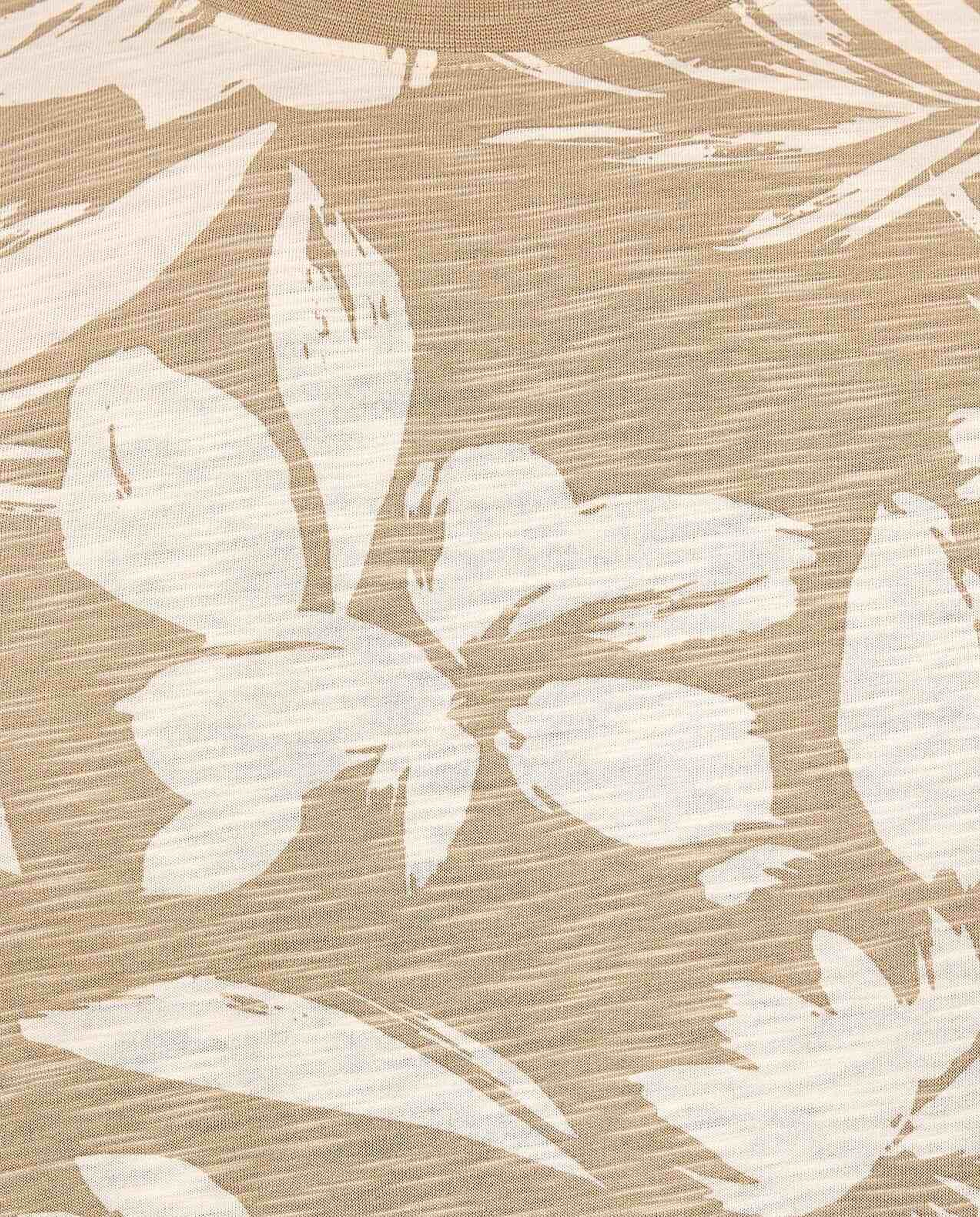 Printed T-Shirt with Crew Neck and Short Sleeves