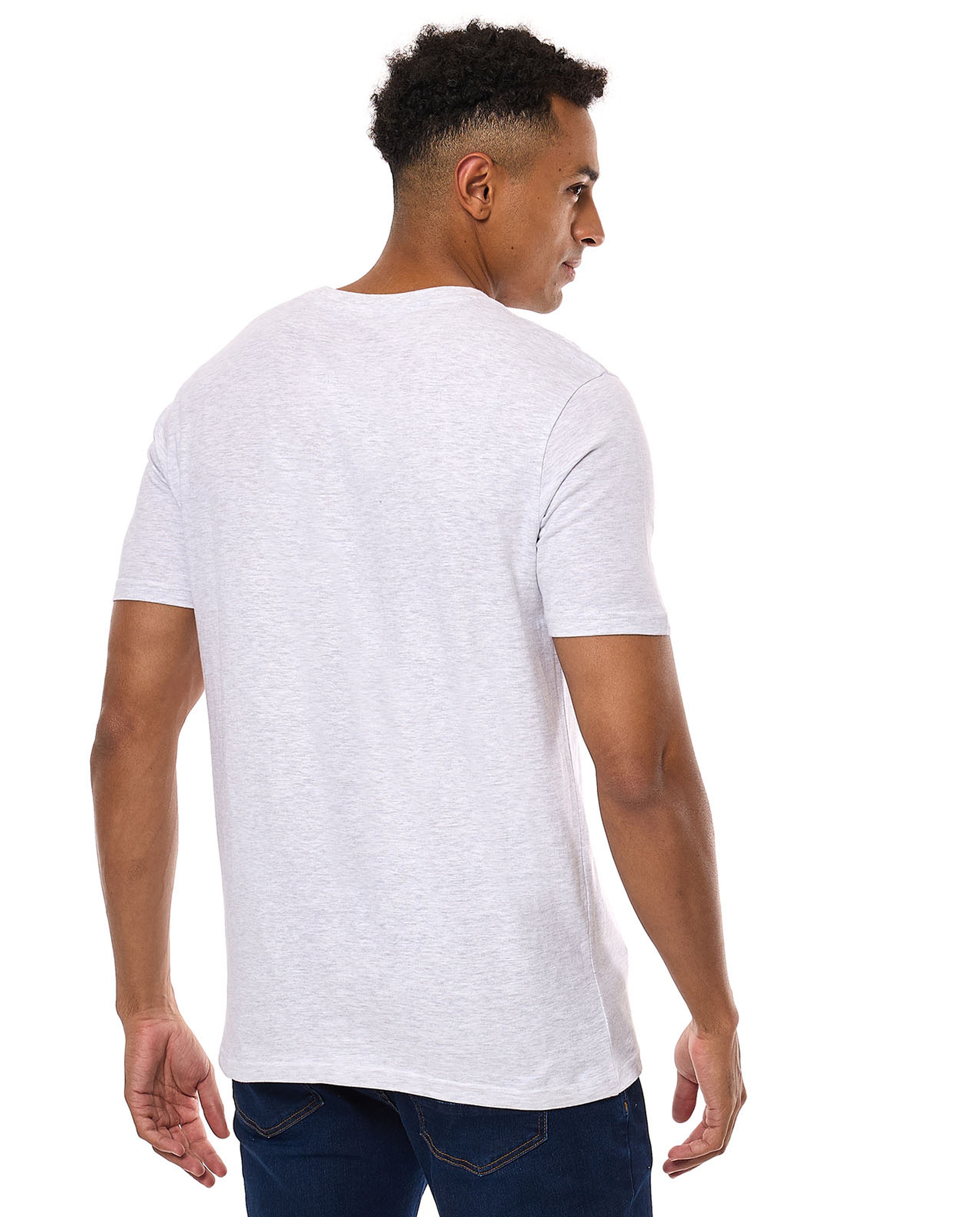 Printed T-Shirt with Crew Neck and Short Sleeves