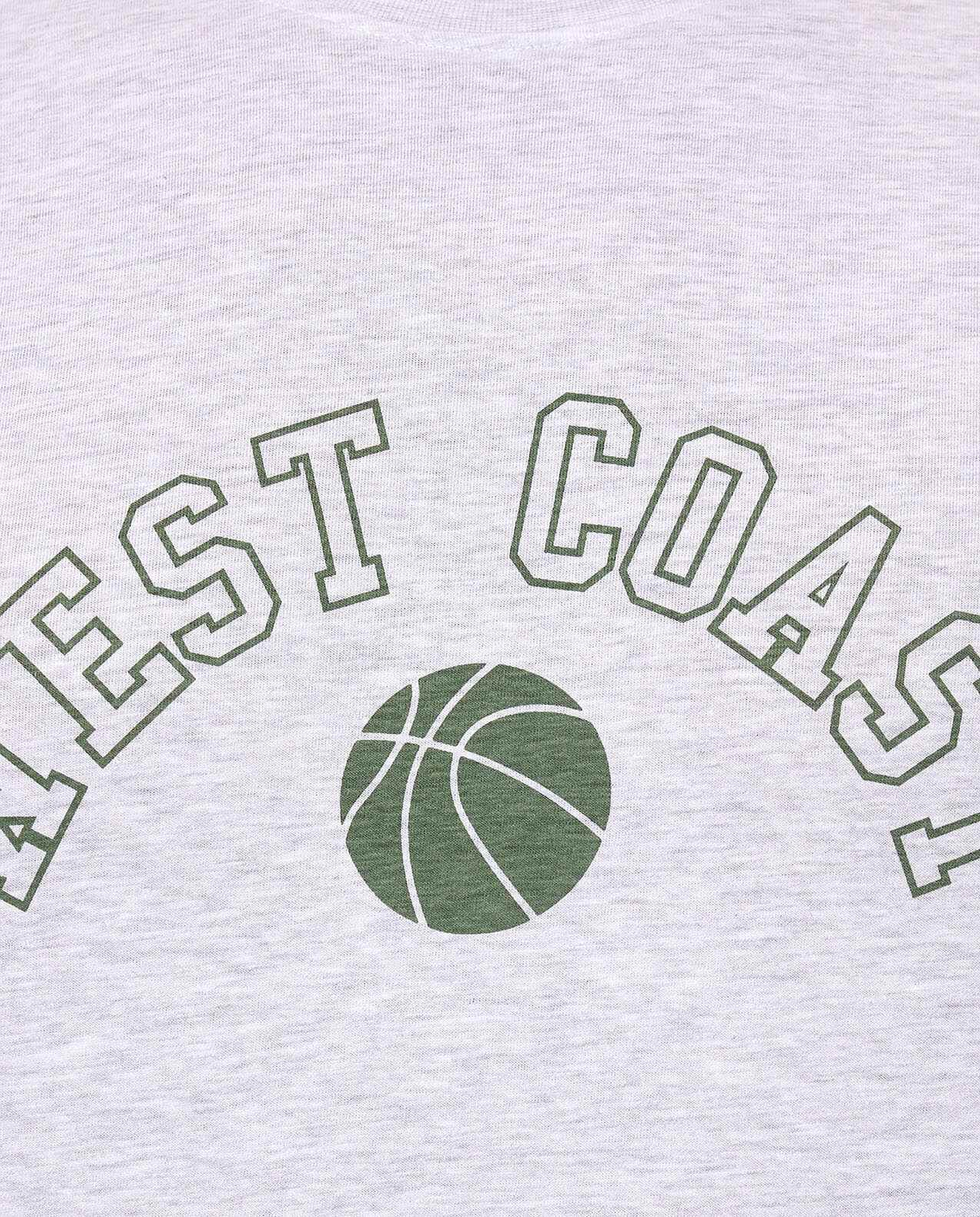 Printed T-Shirt with Crew Neck and Short Sleeves