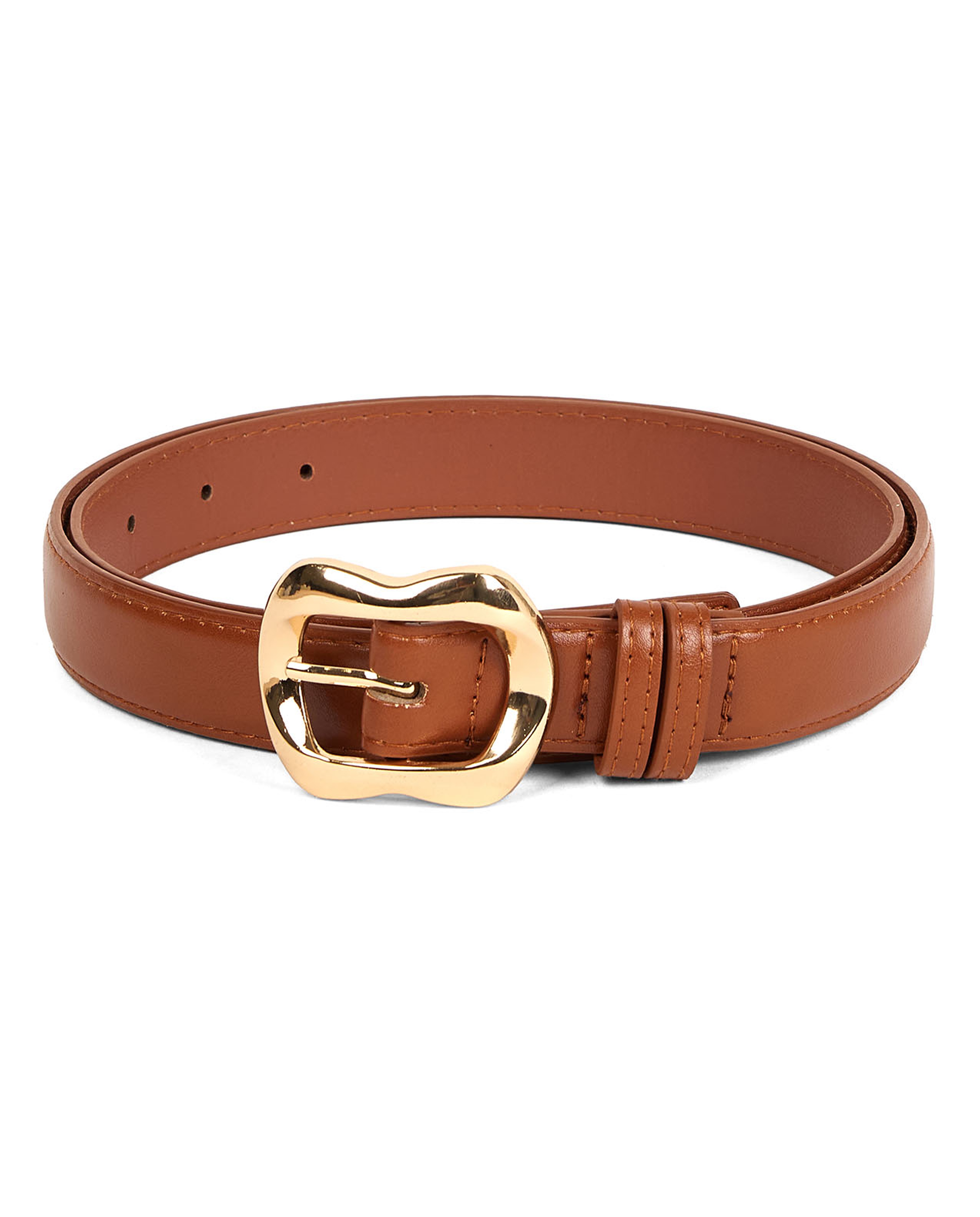 2 Pack Faux Leather Belts