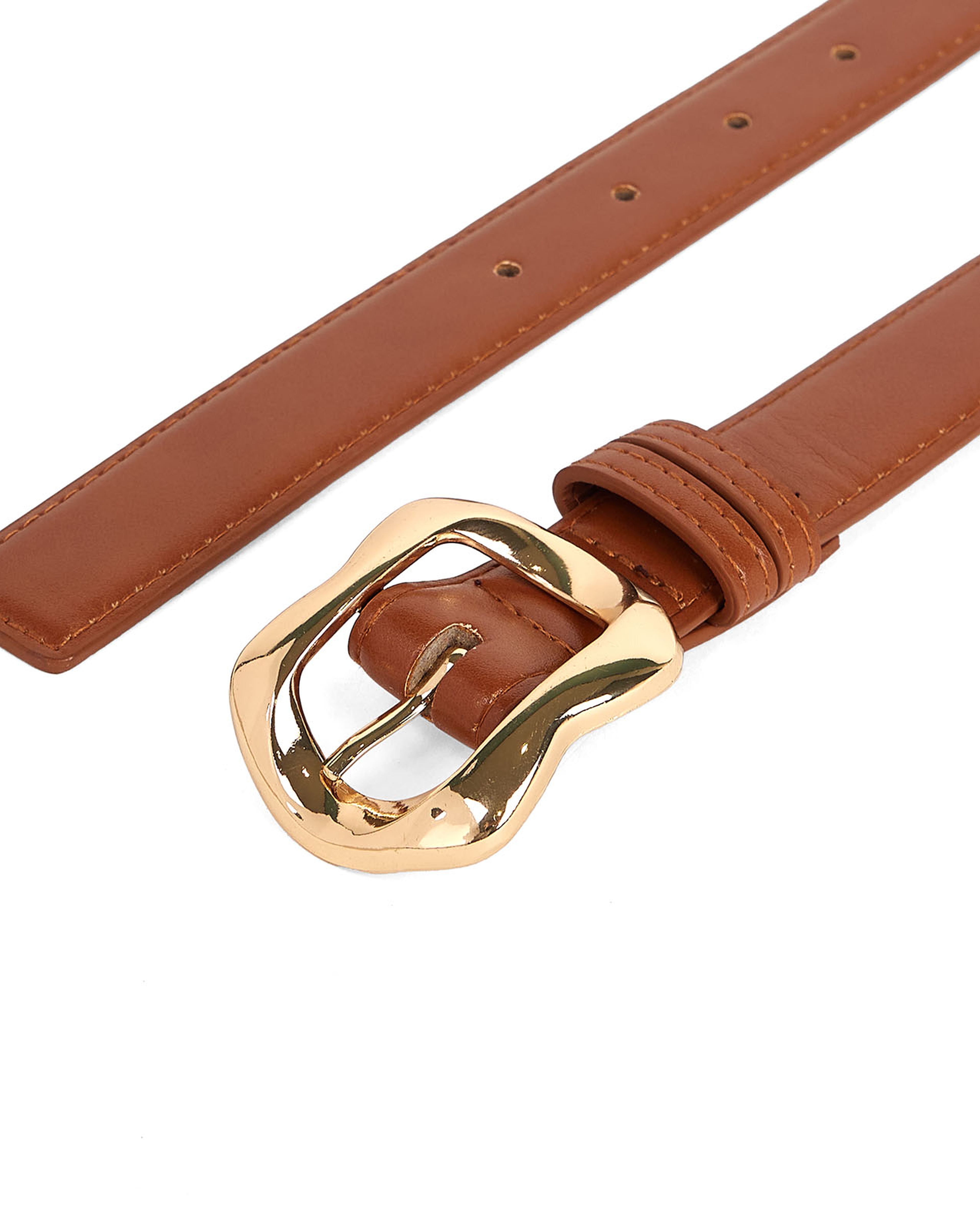 2 Pack Faux Leather Belts