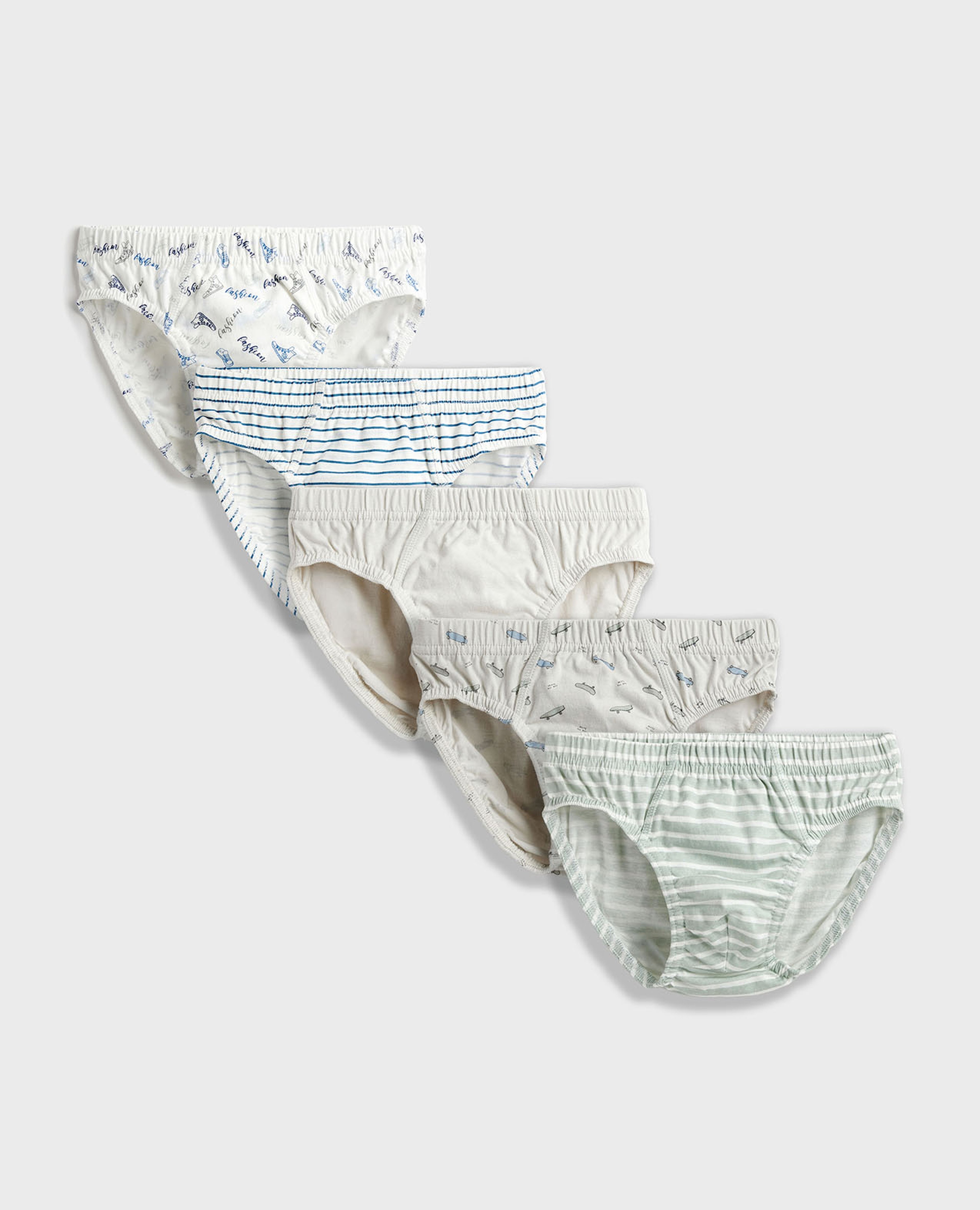 Pack of 5 Printed Briefs