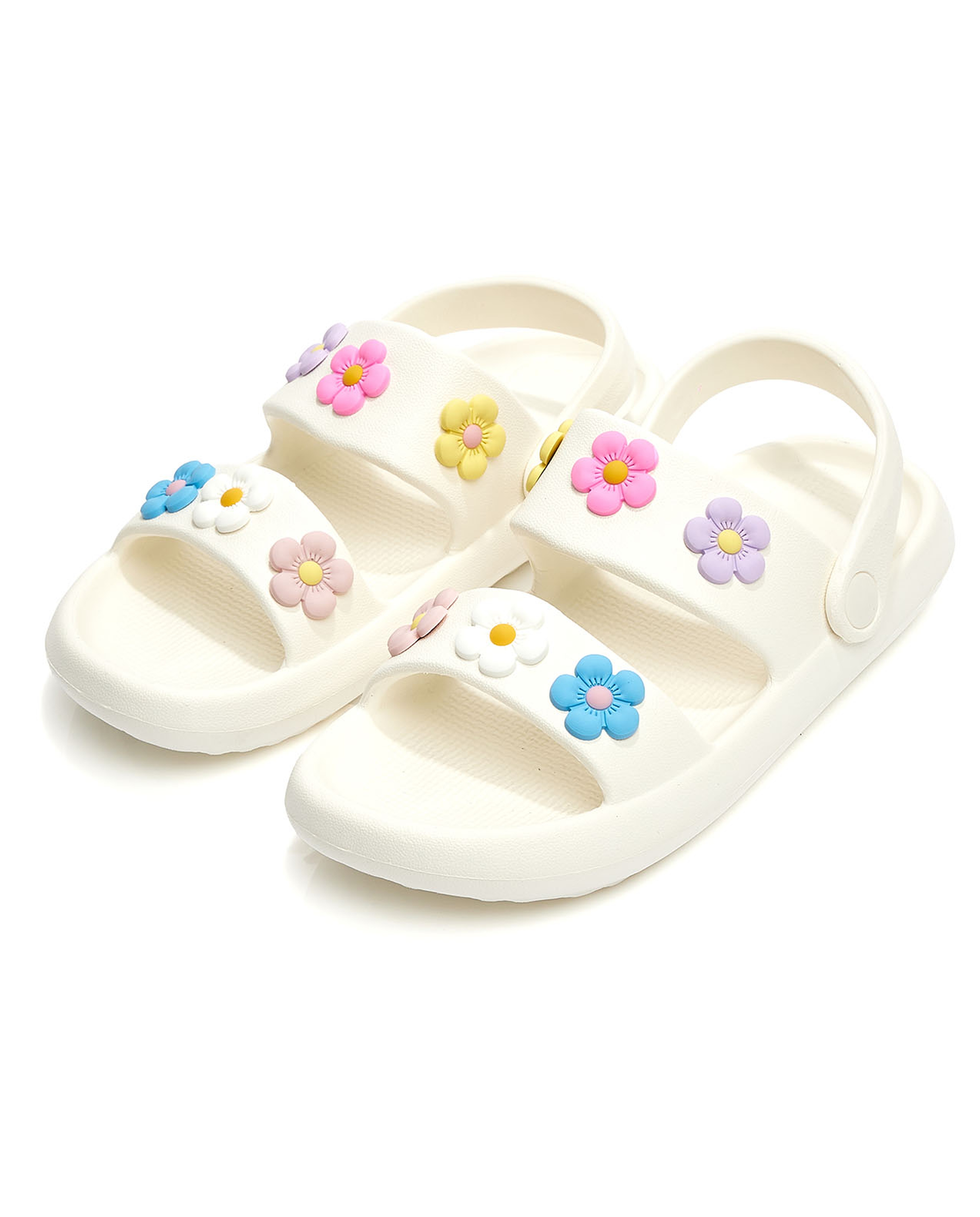 Charm Detail Slingback Sandals