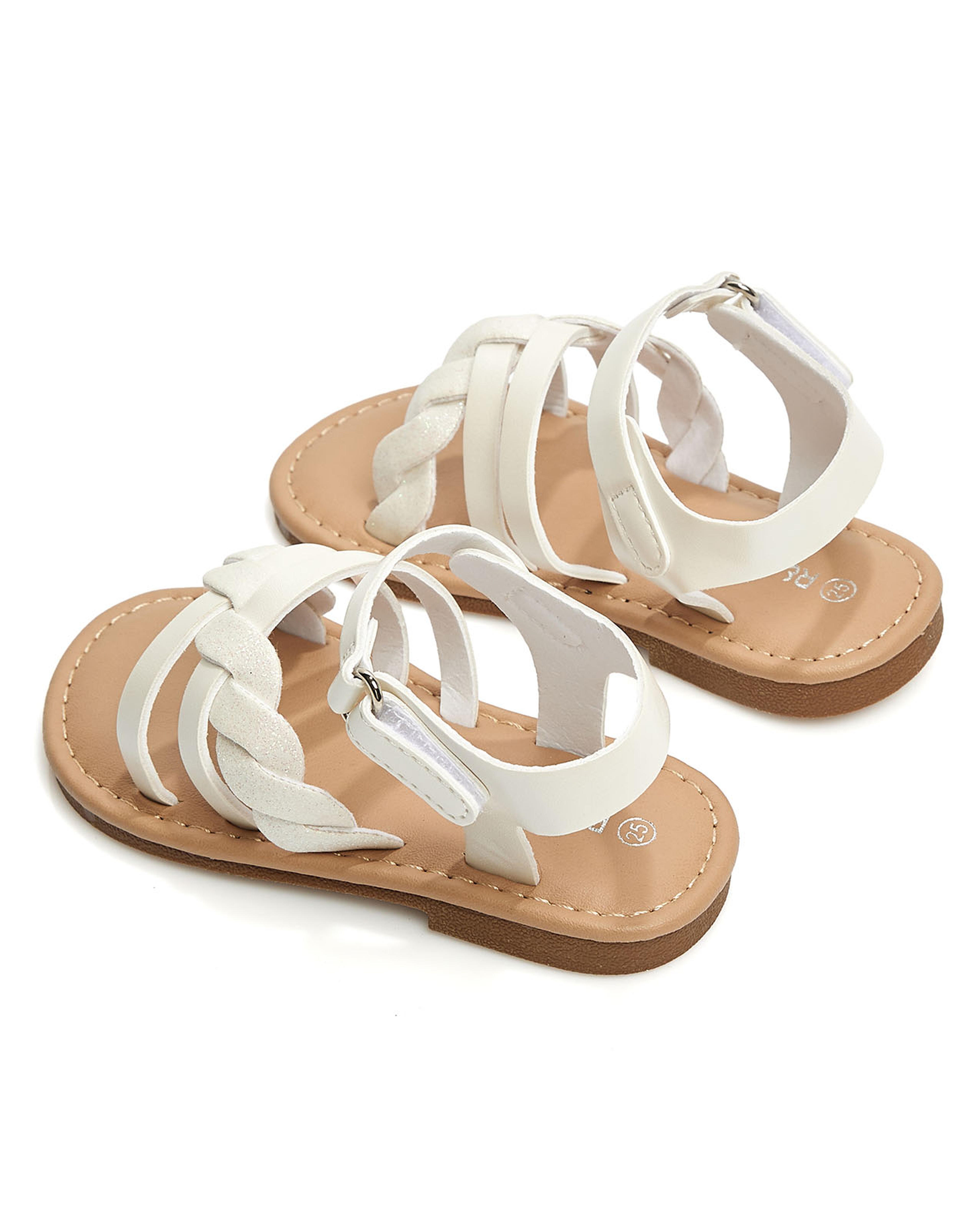 Braided Strap Flat Sandals