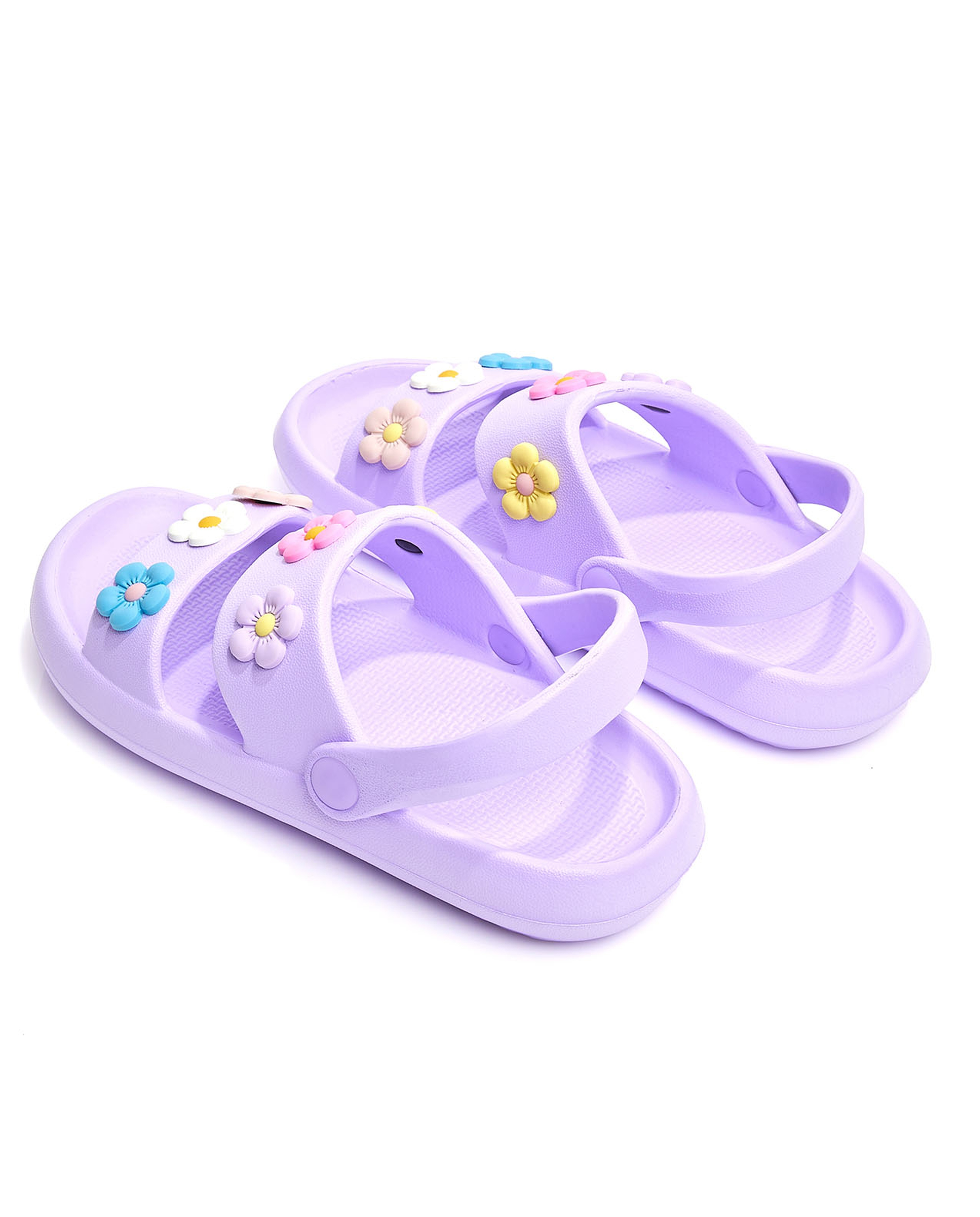 Charm Detail Slingback Sandals