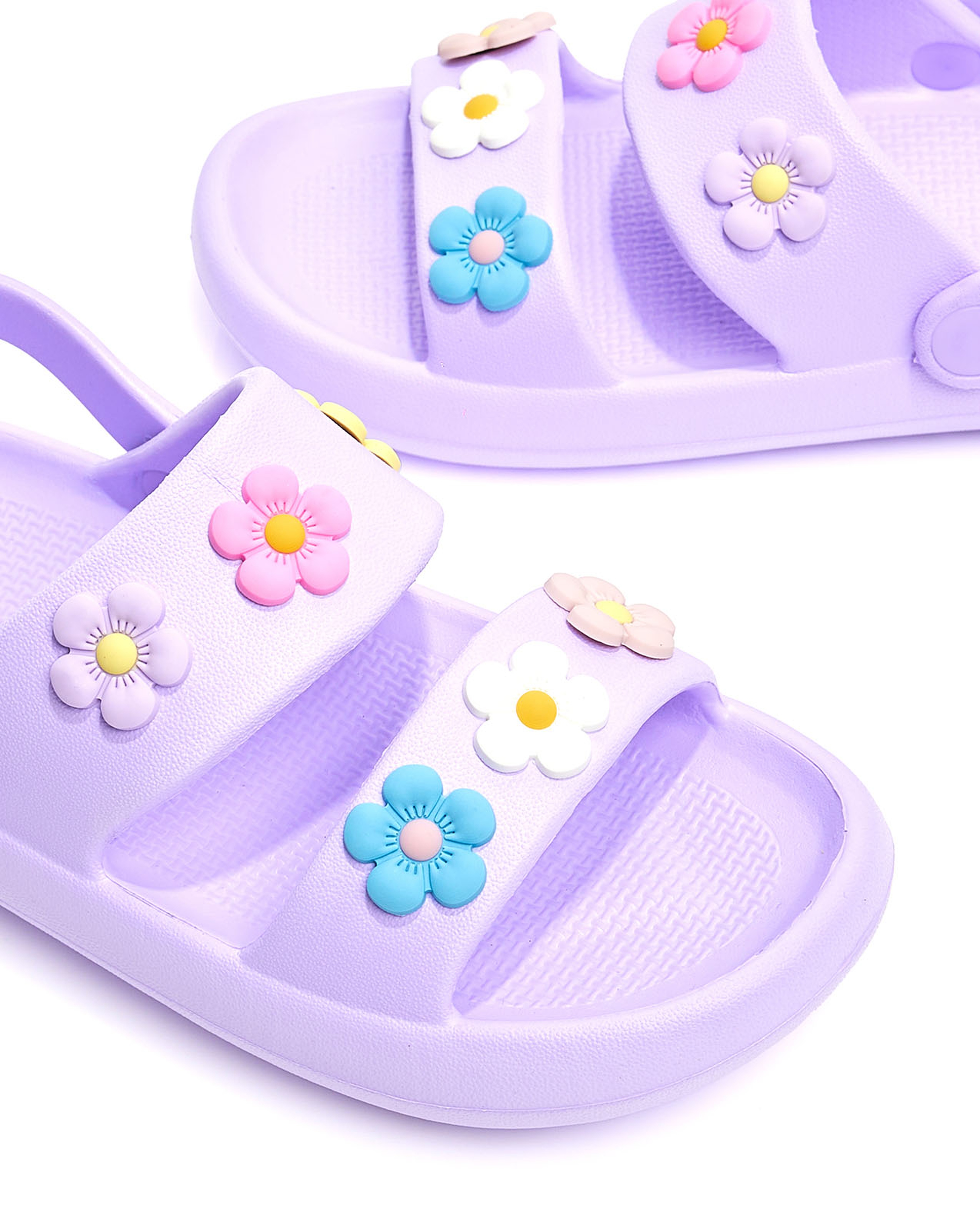 Charm Detail Slingback Sandals