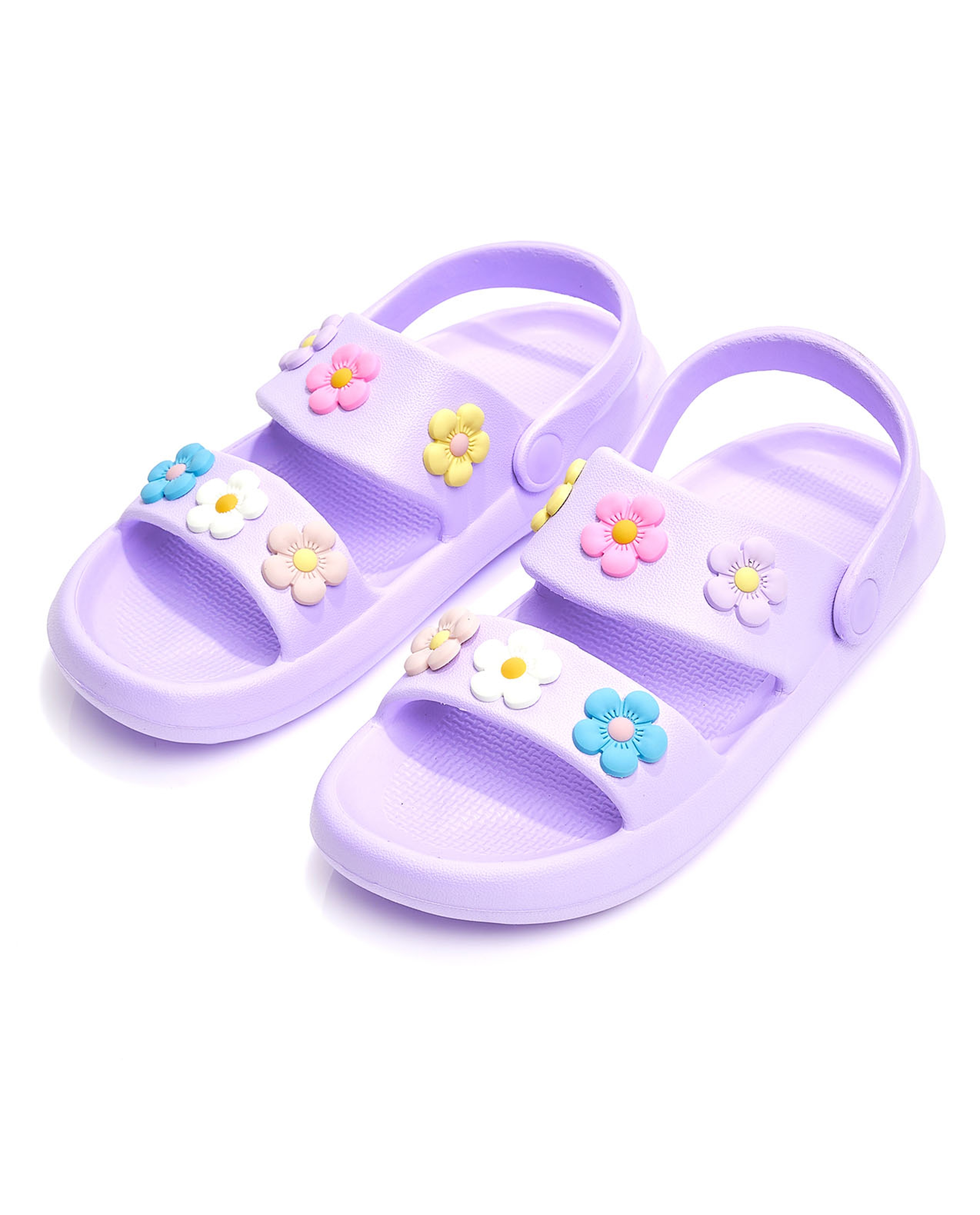 Charm Detail Slingback Sandals