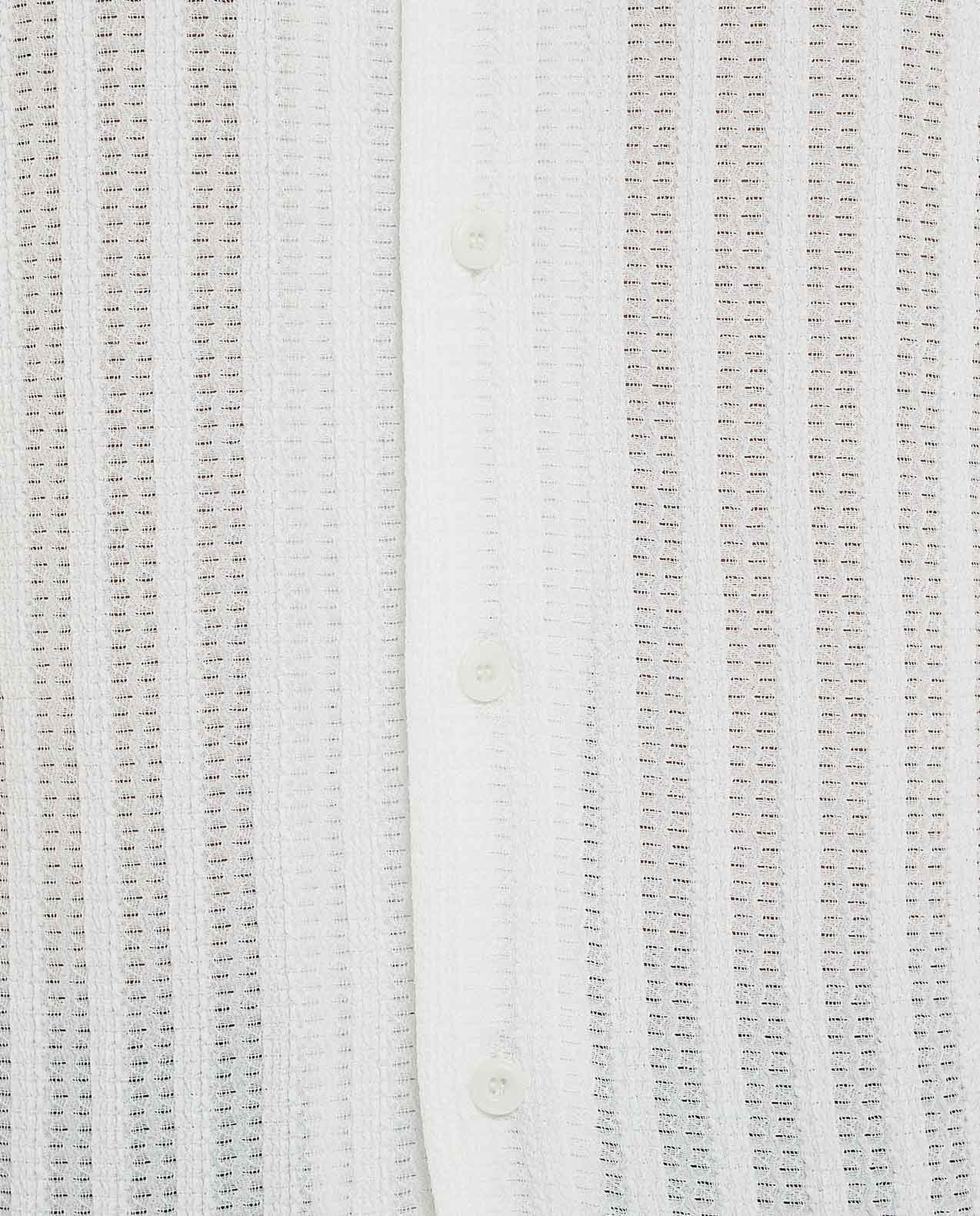 Textured Shirt with Revere Collar and Short Sleeves