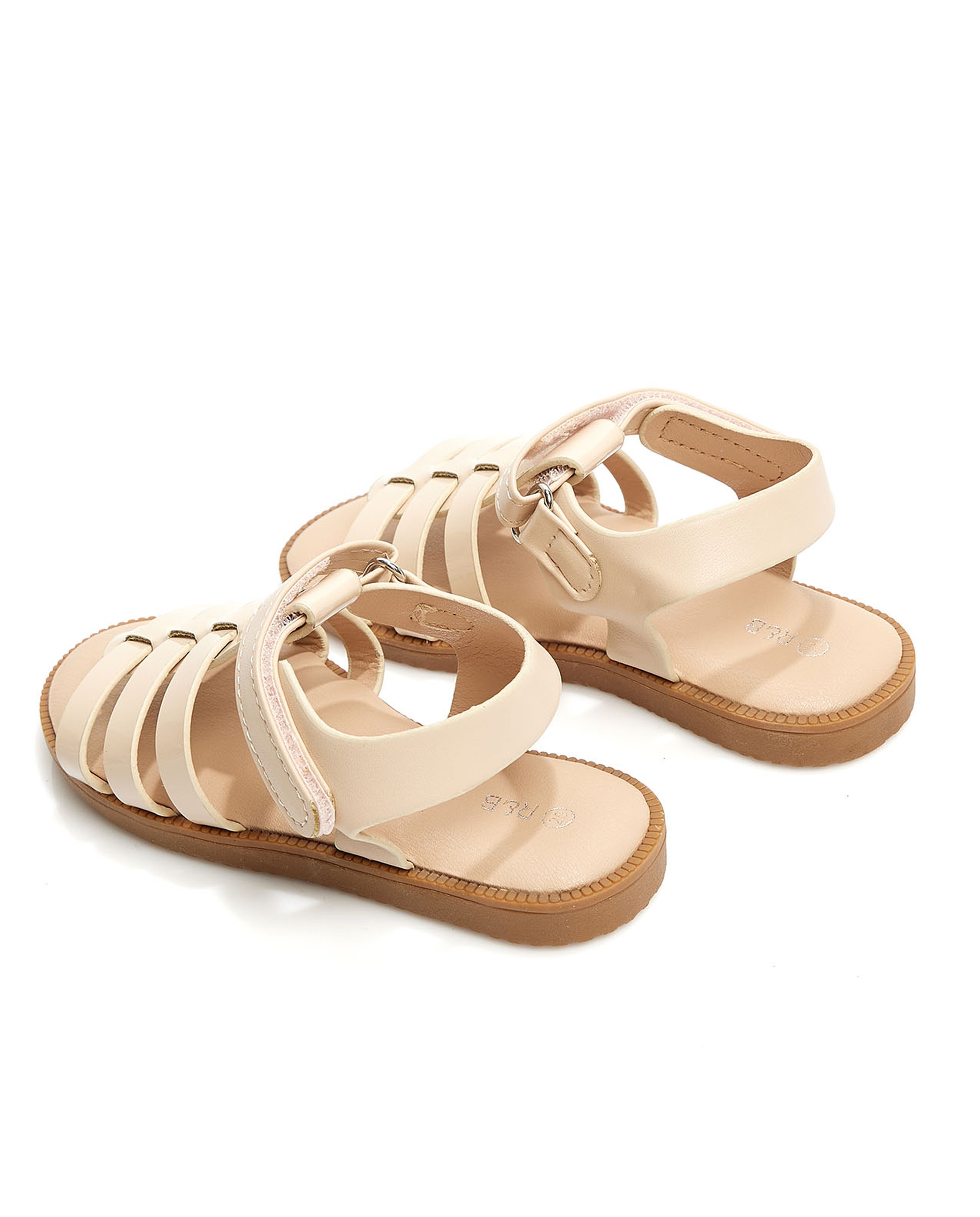 Strappy Velcro Strap Sandals