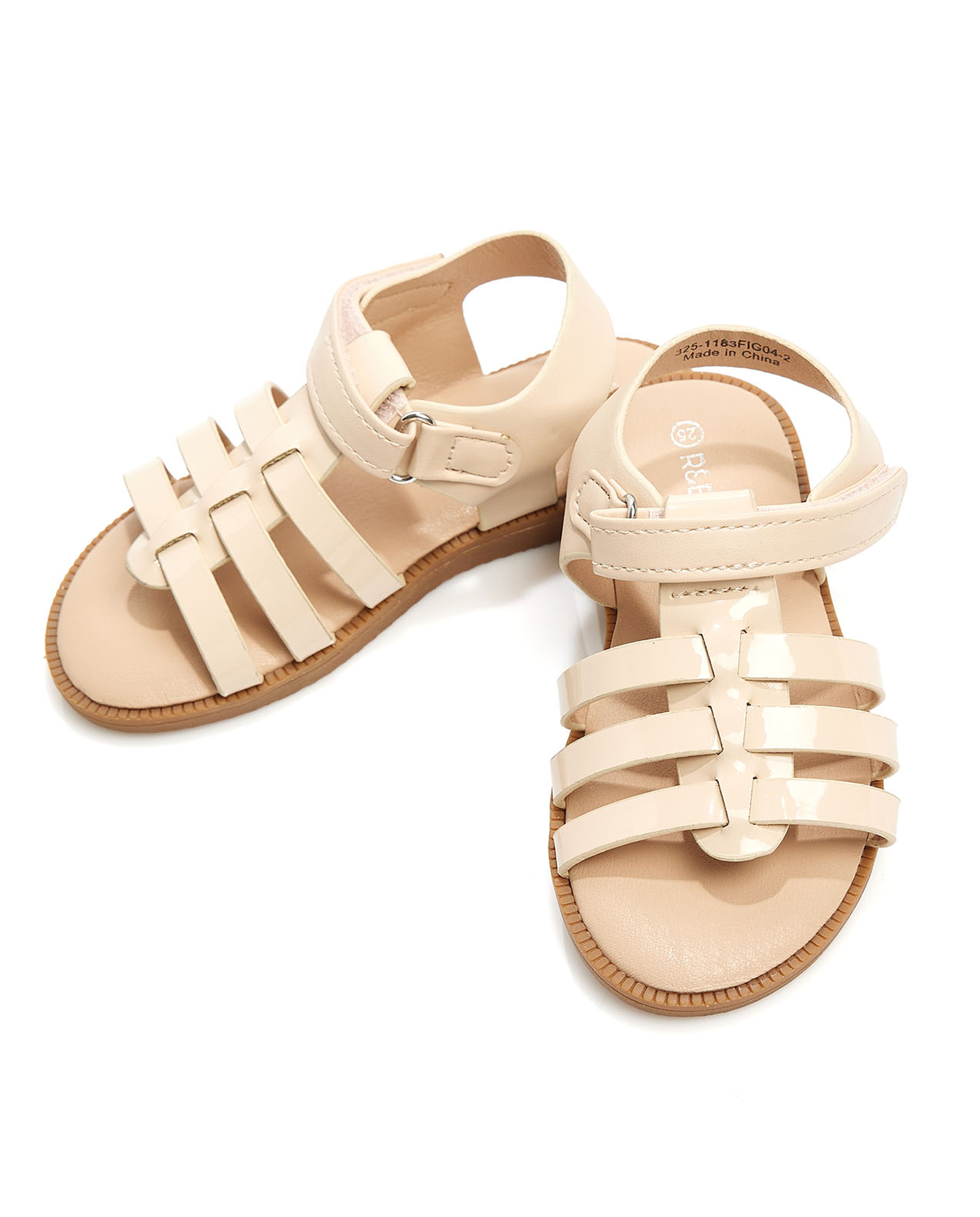 Strappy Velcro Strap Sandals