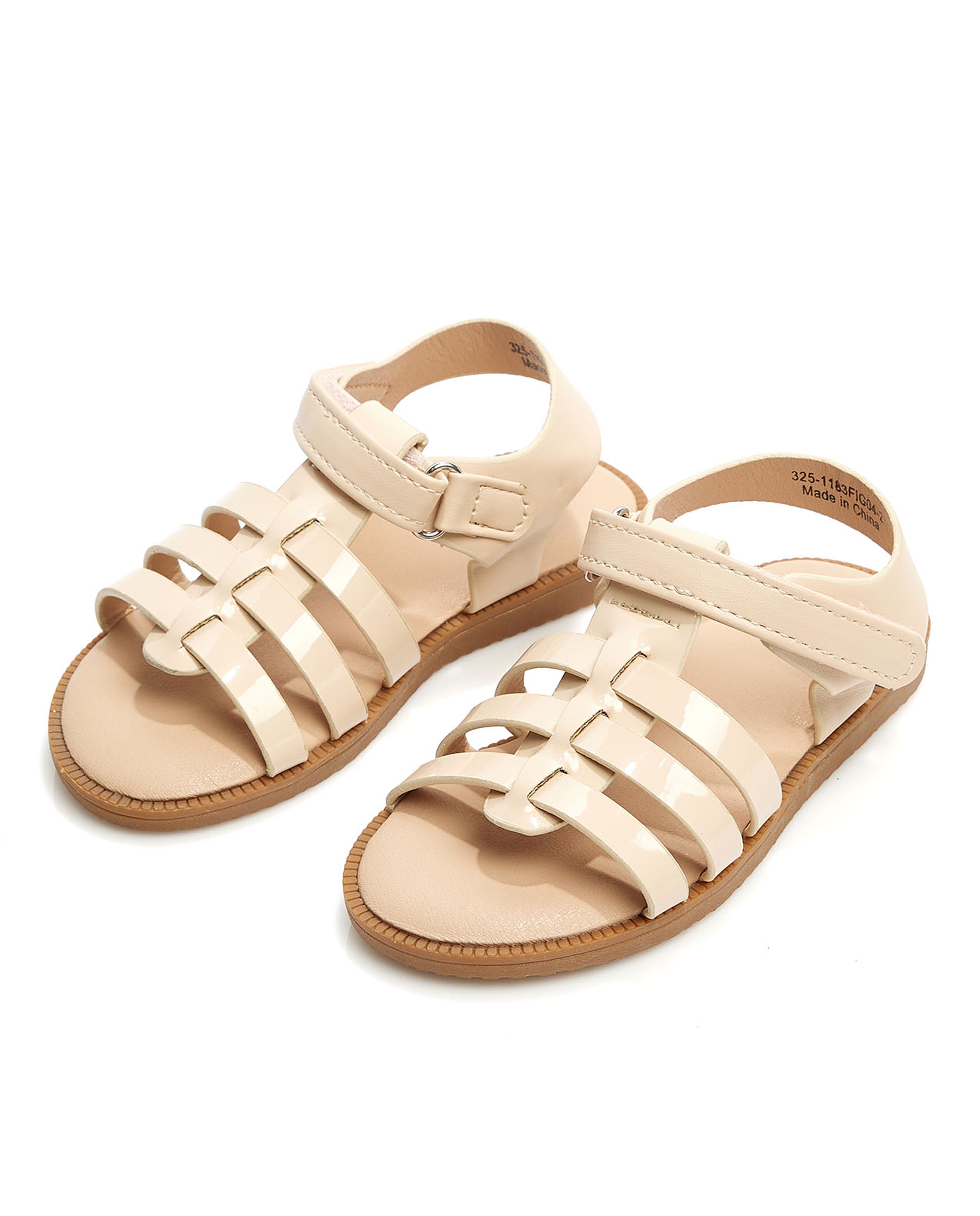 Strappy Velcro Strap Sandals