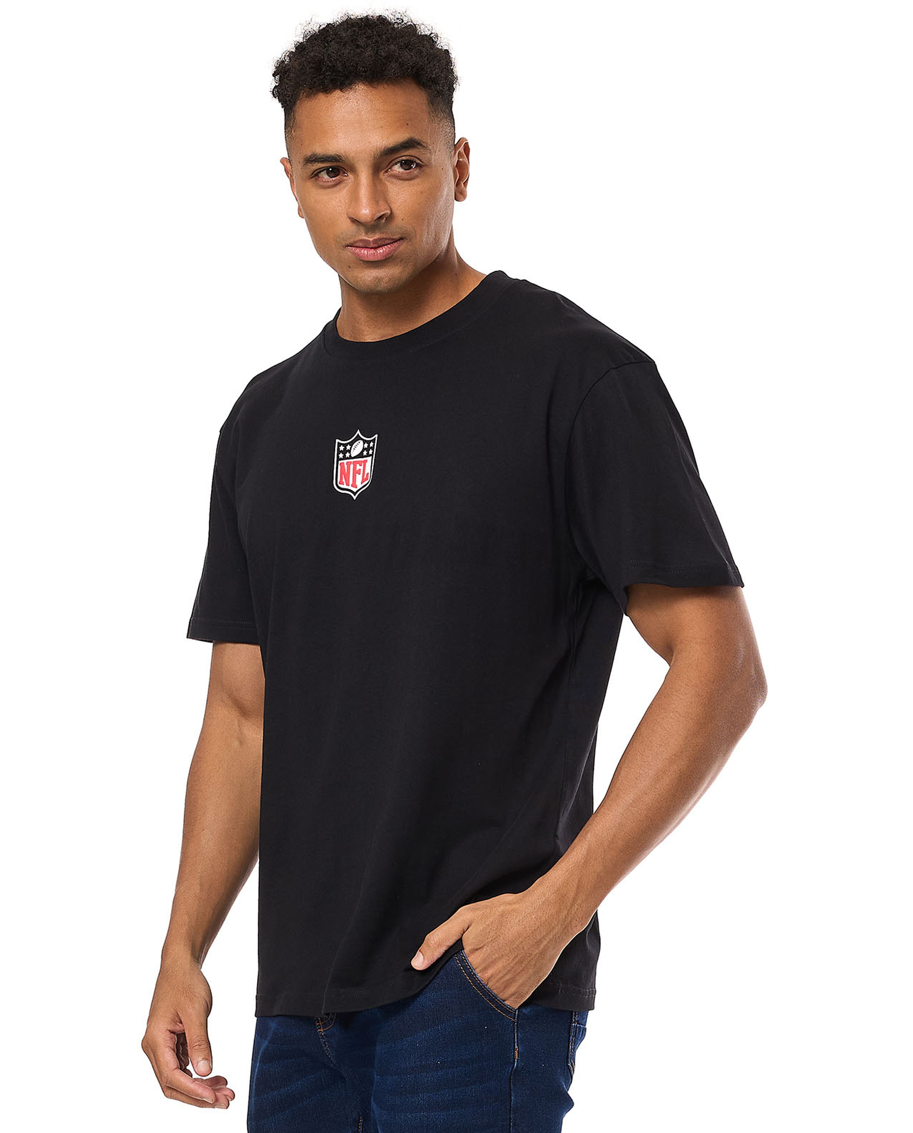 Printed T-Shirt with Crew Neck and Short Sleeves