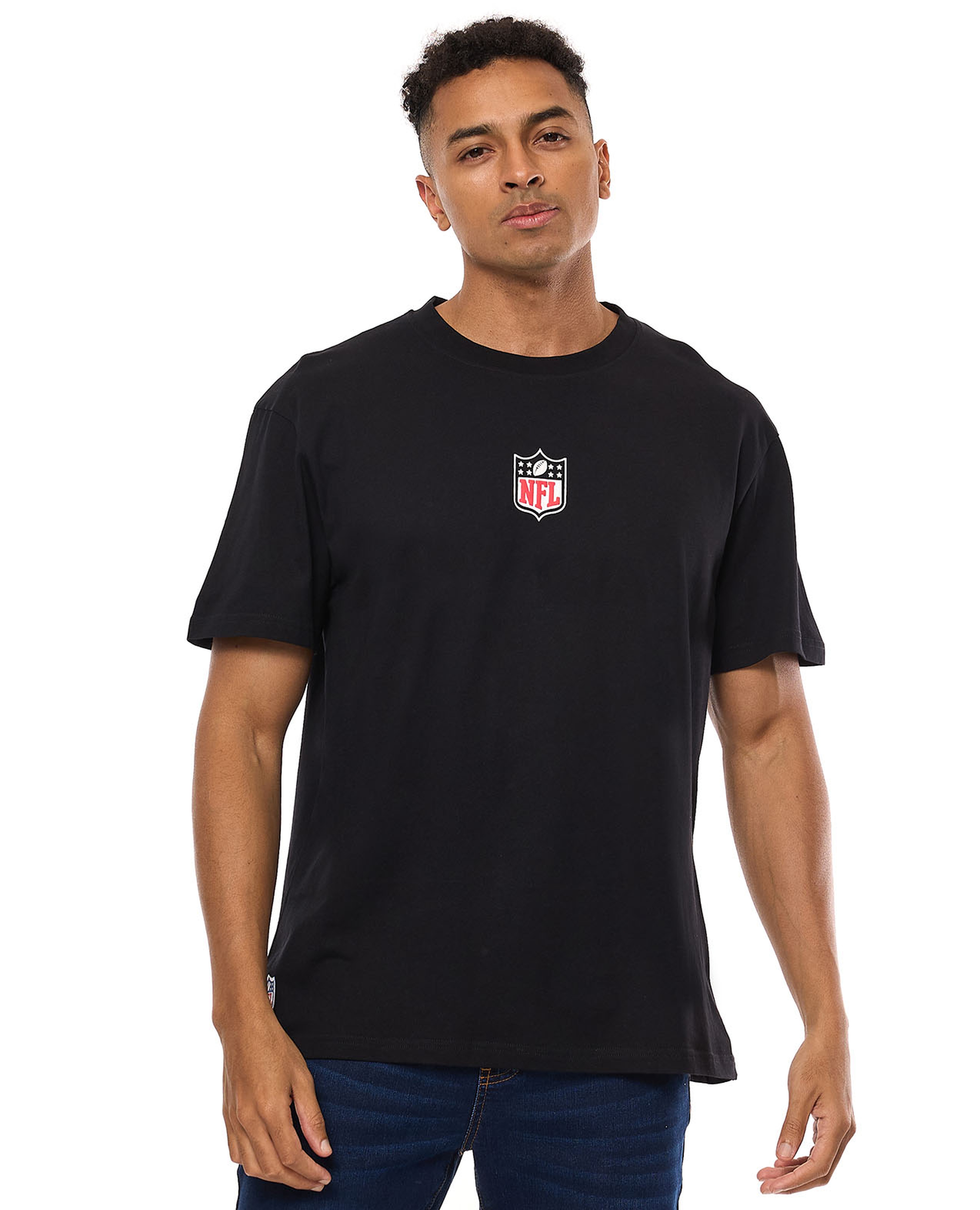 Printed T-Shirt with Crew Neck and Short Sleeves