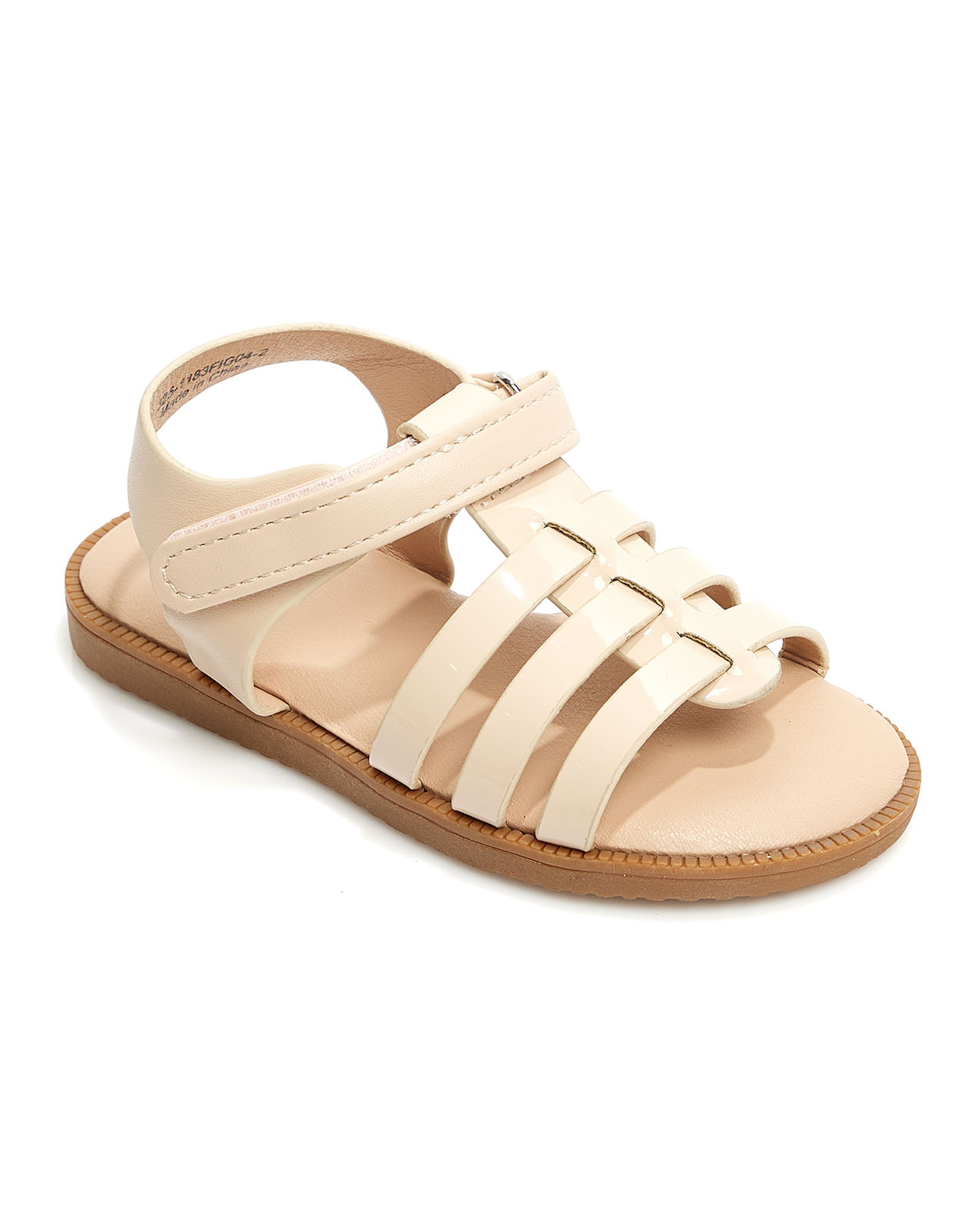 Strappy Velcro Strap Sandals