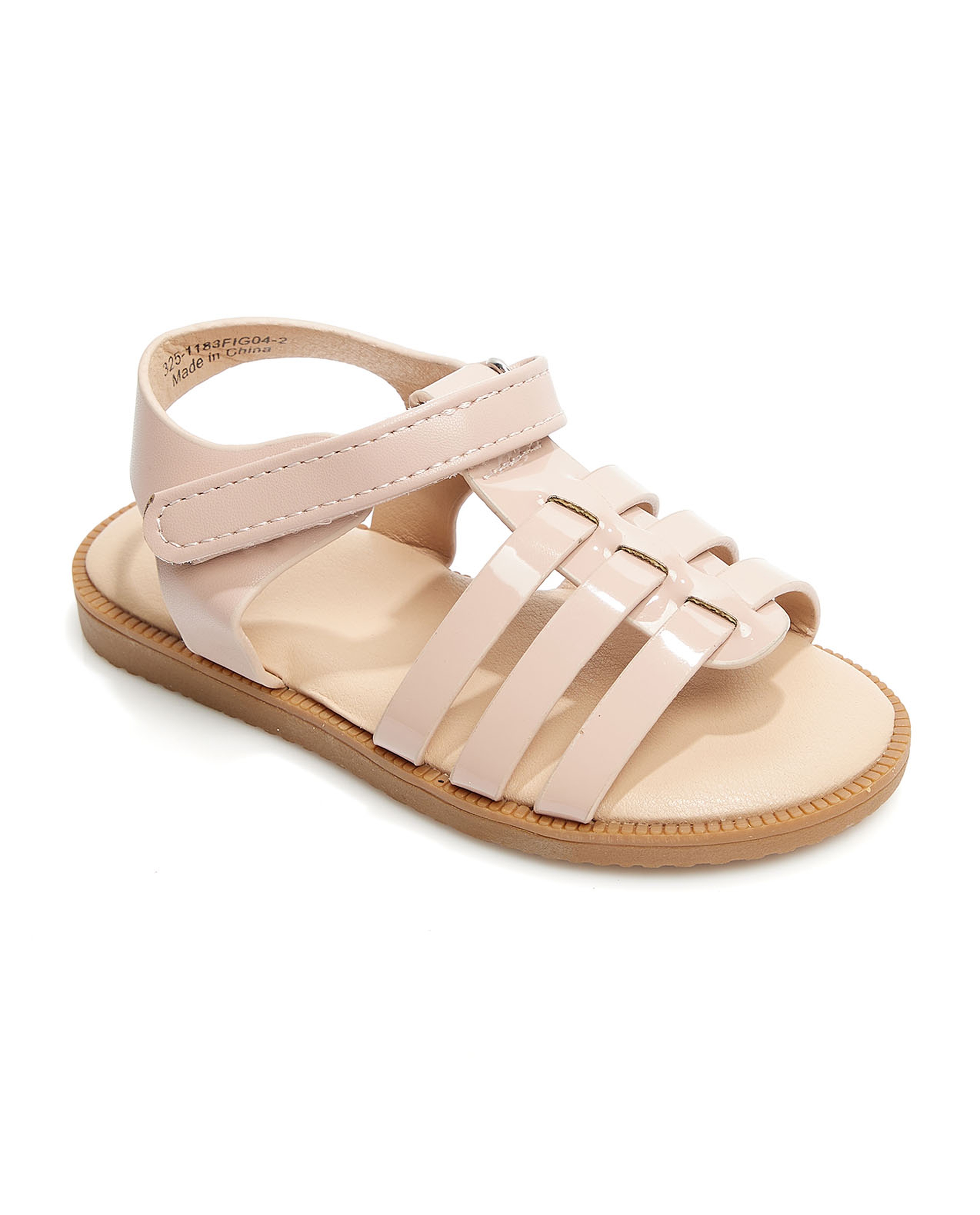 Strappy Velcro Strap Sandals