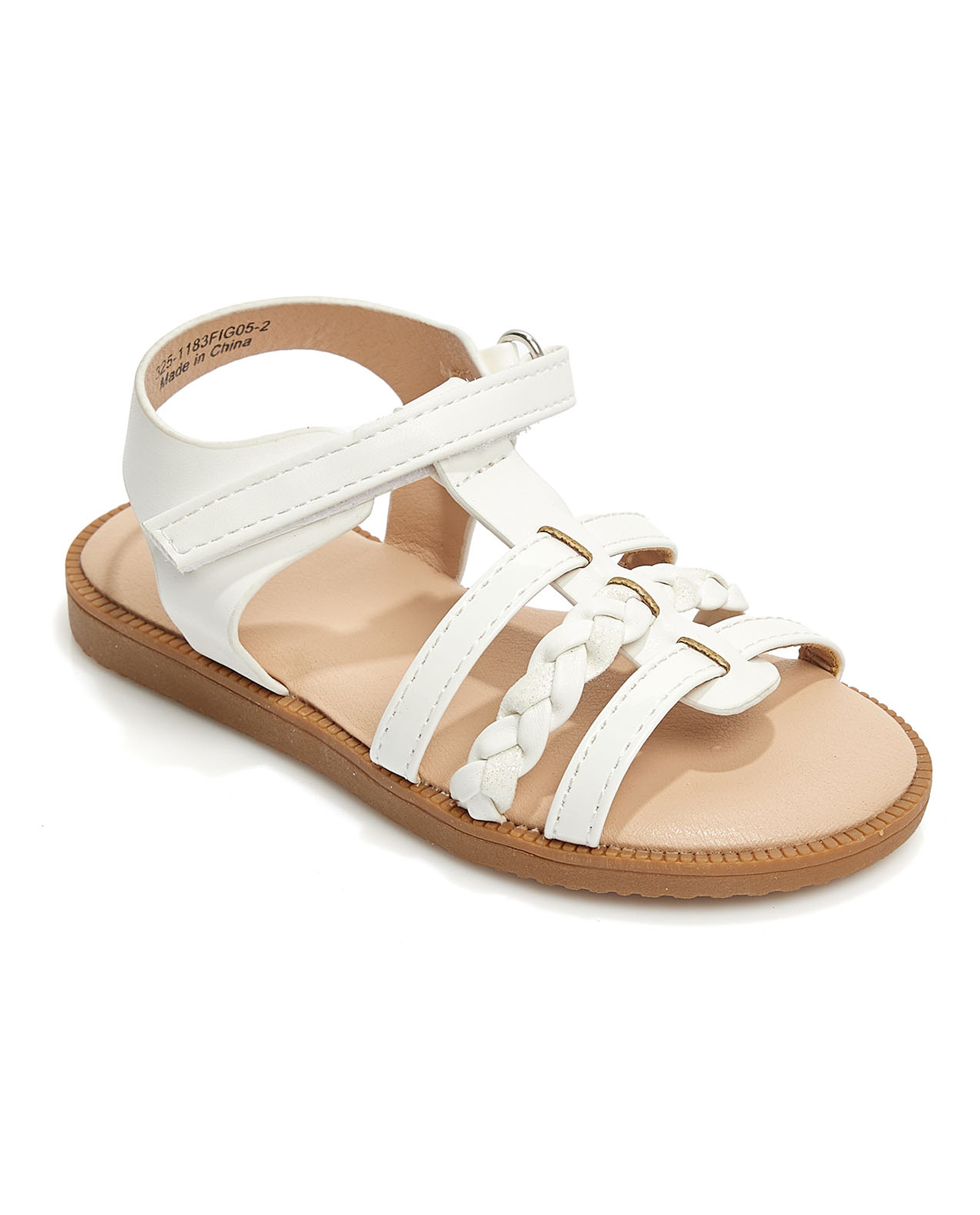 Strappy Velcro Strap Sandals