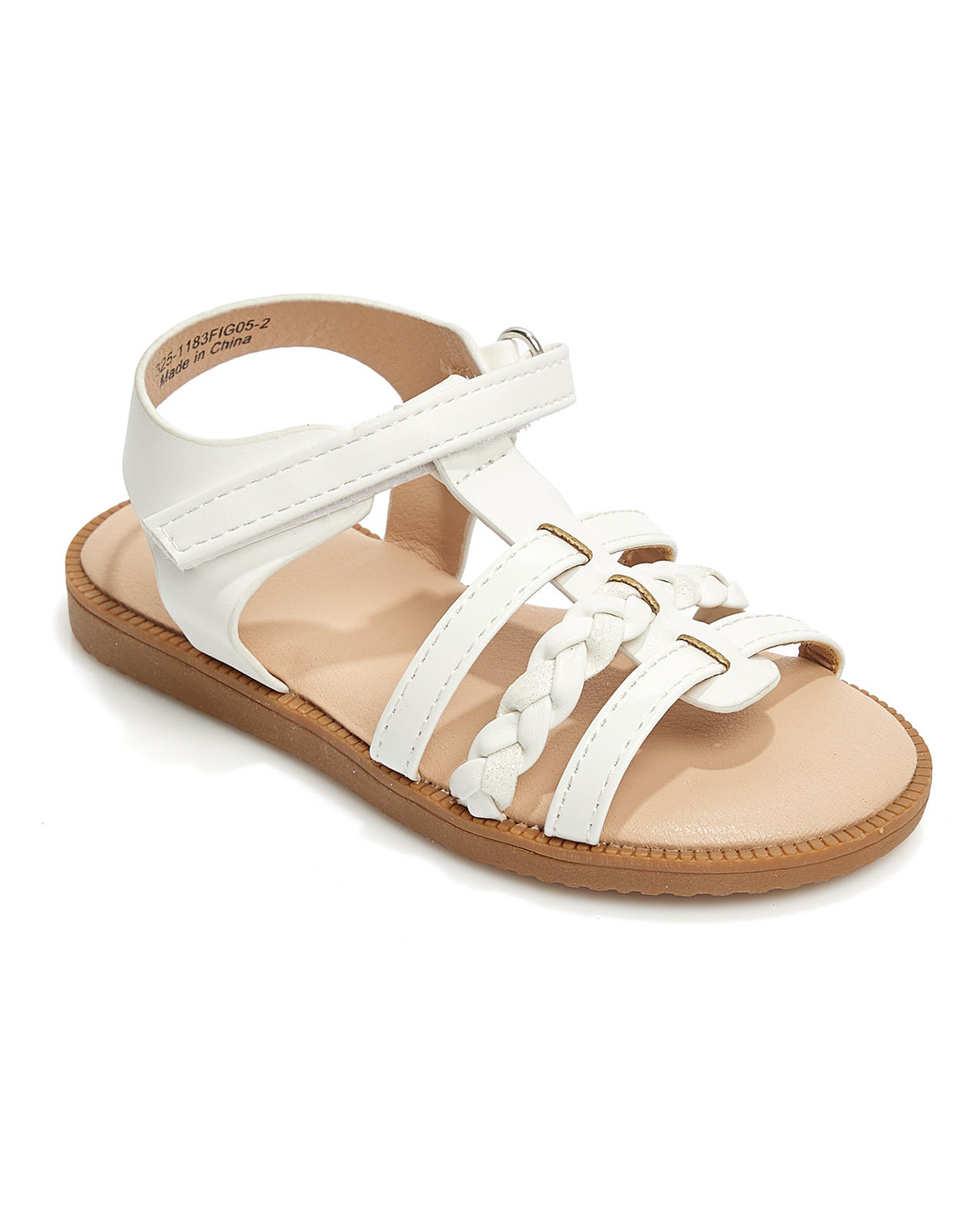 Strappy Velcro Strap Sandals