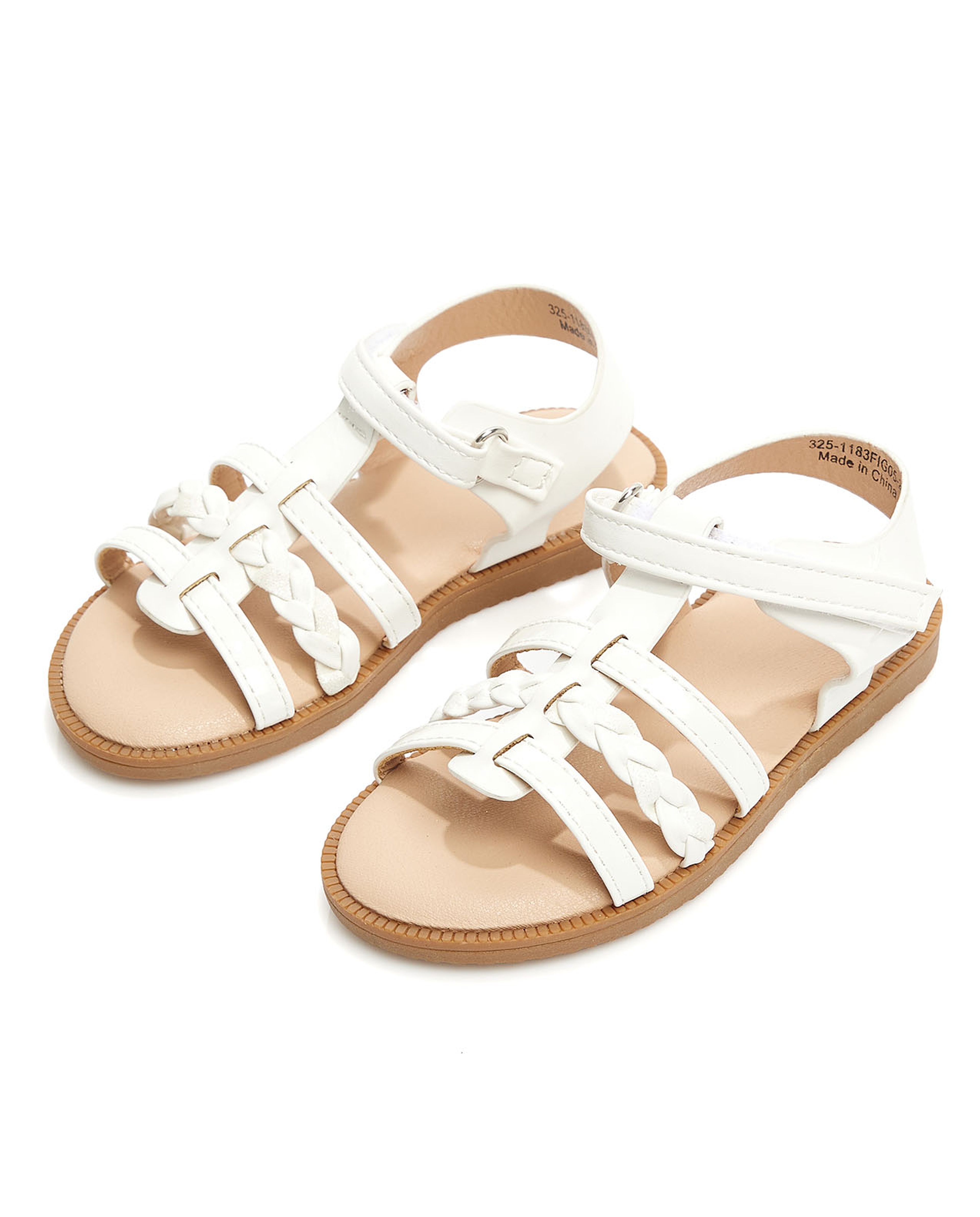 Strappy Velcro Strap Sandals