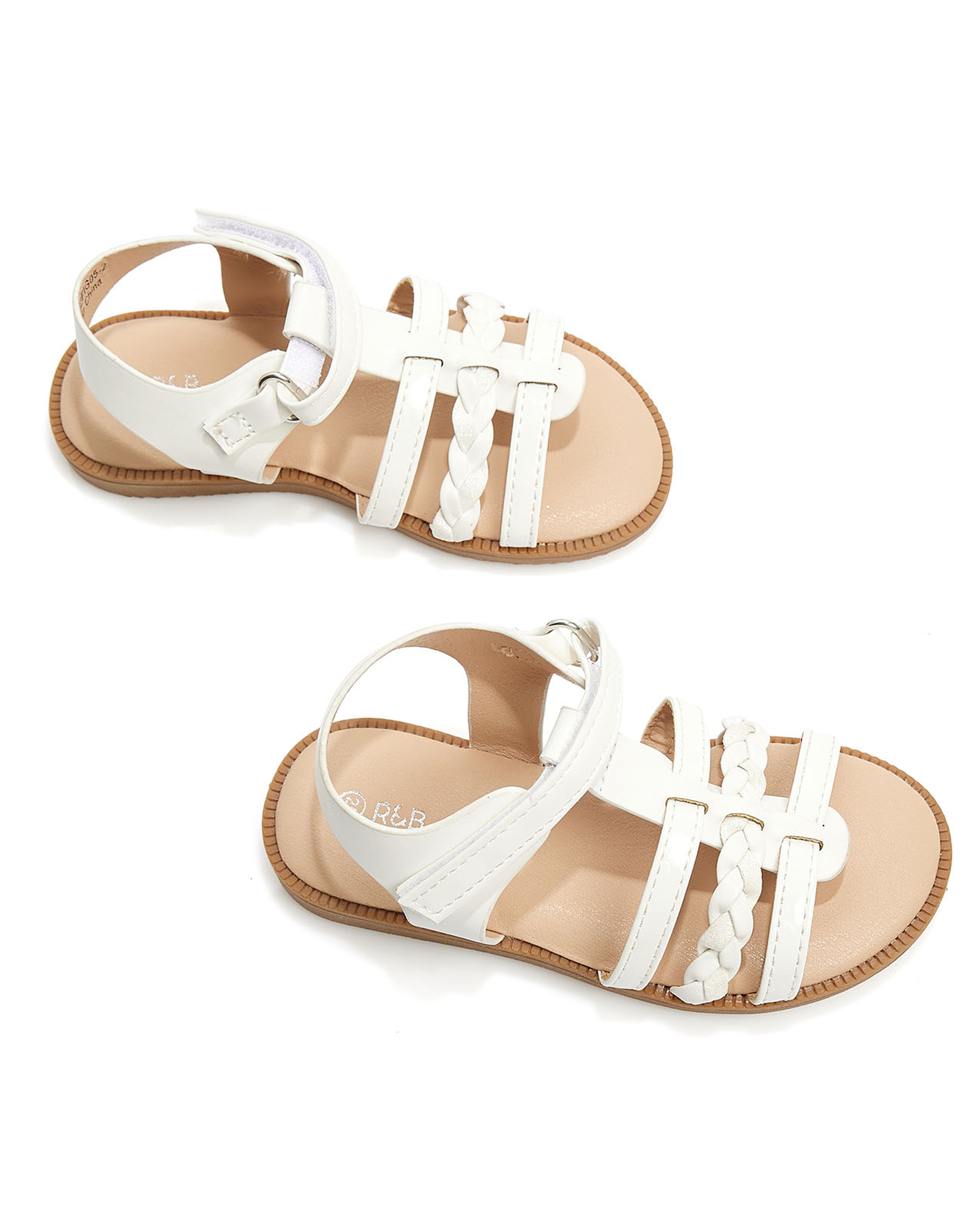 Strappy Velcro Strap Sandals