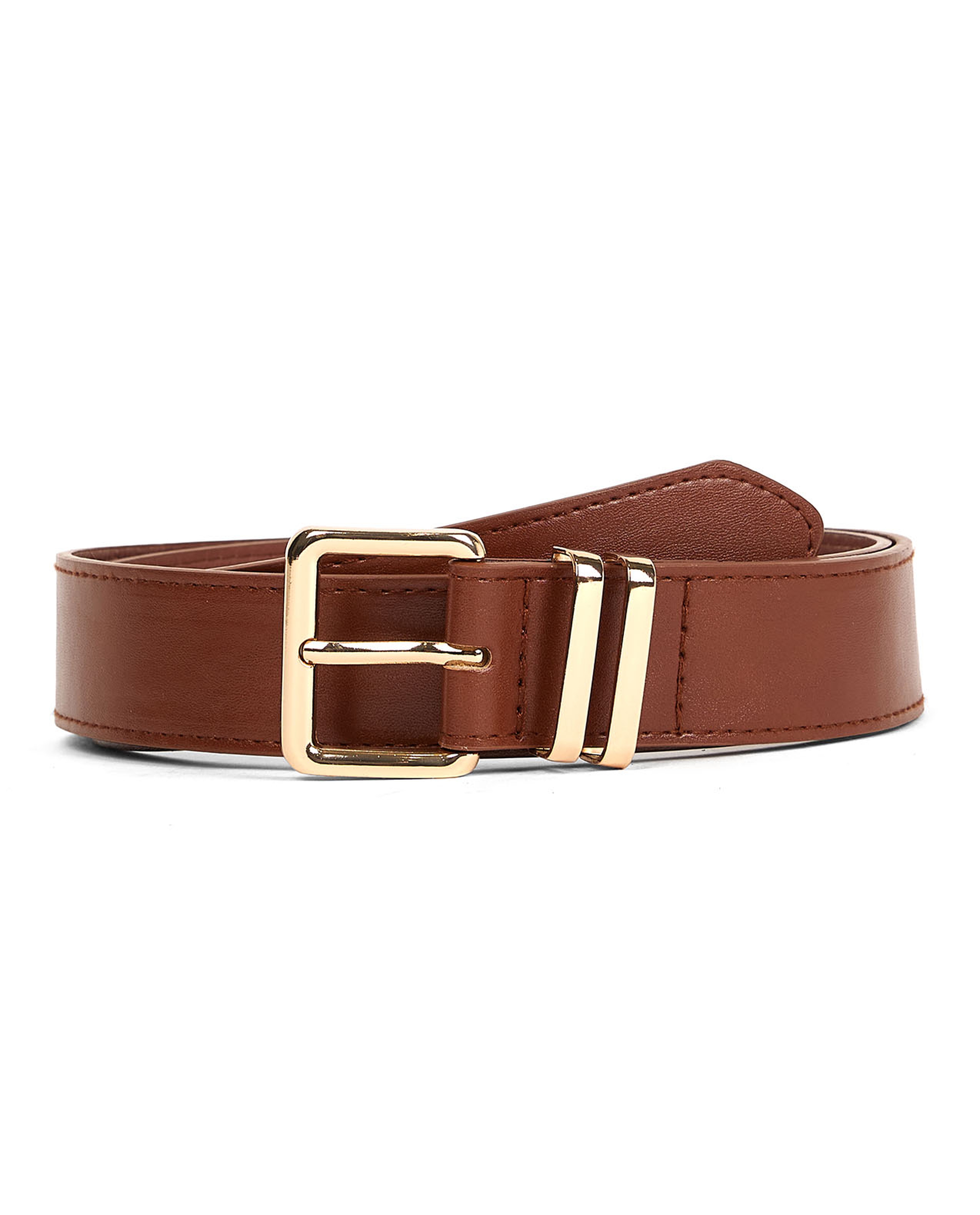 2 Pack Faux Leather Belts