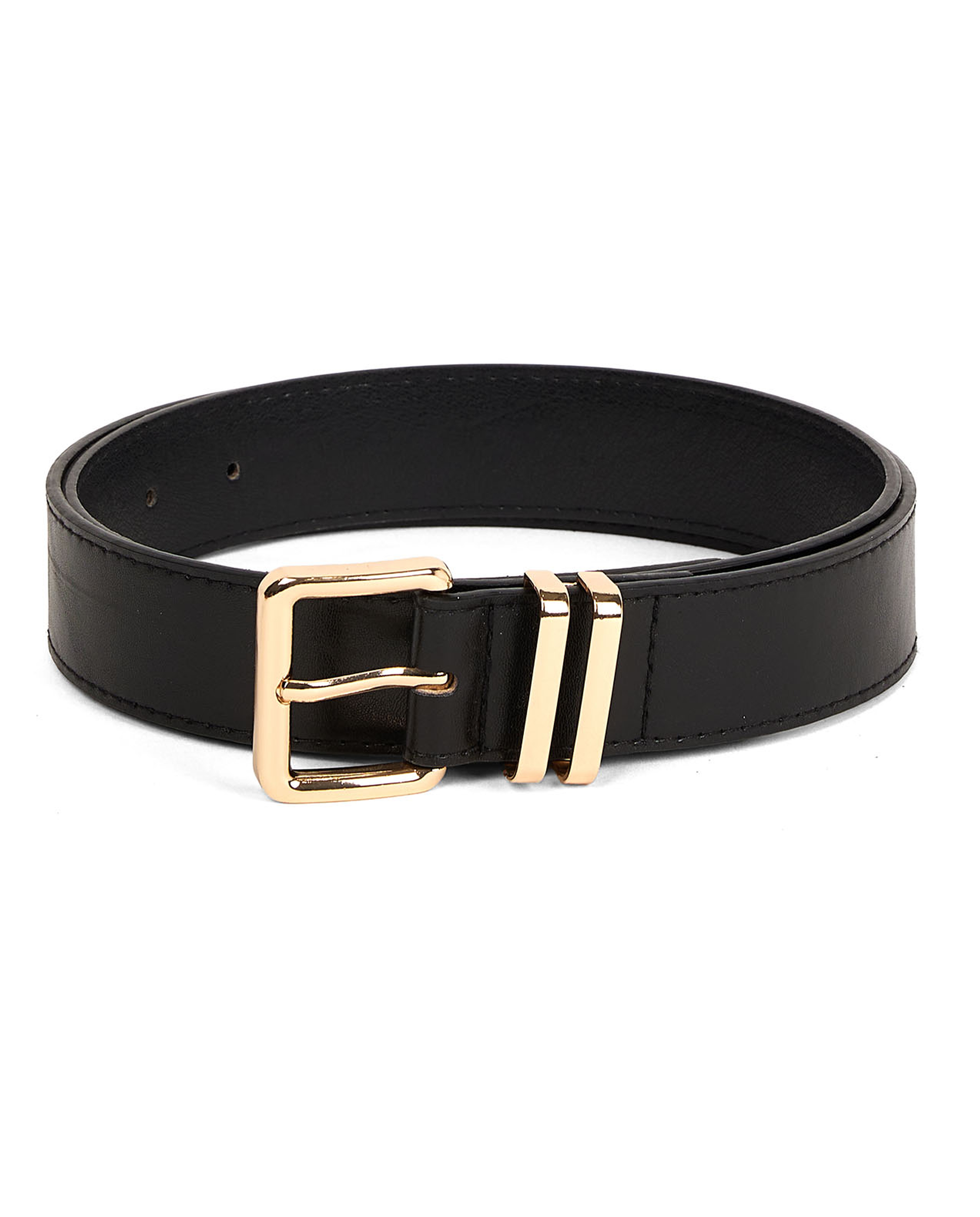2 Pack Faux Leather Belts