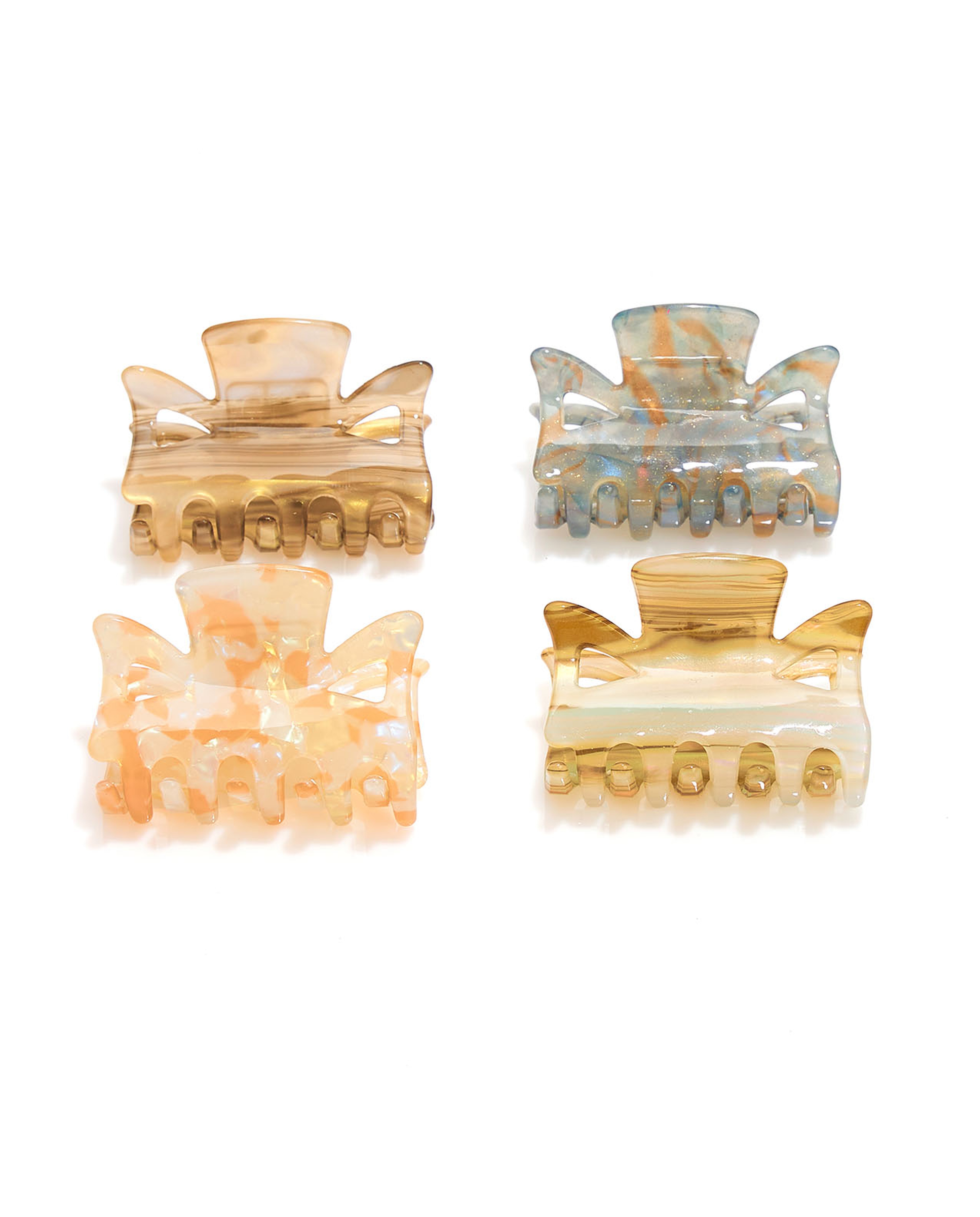 Pack of 4 Hair Claw Clips