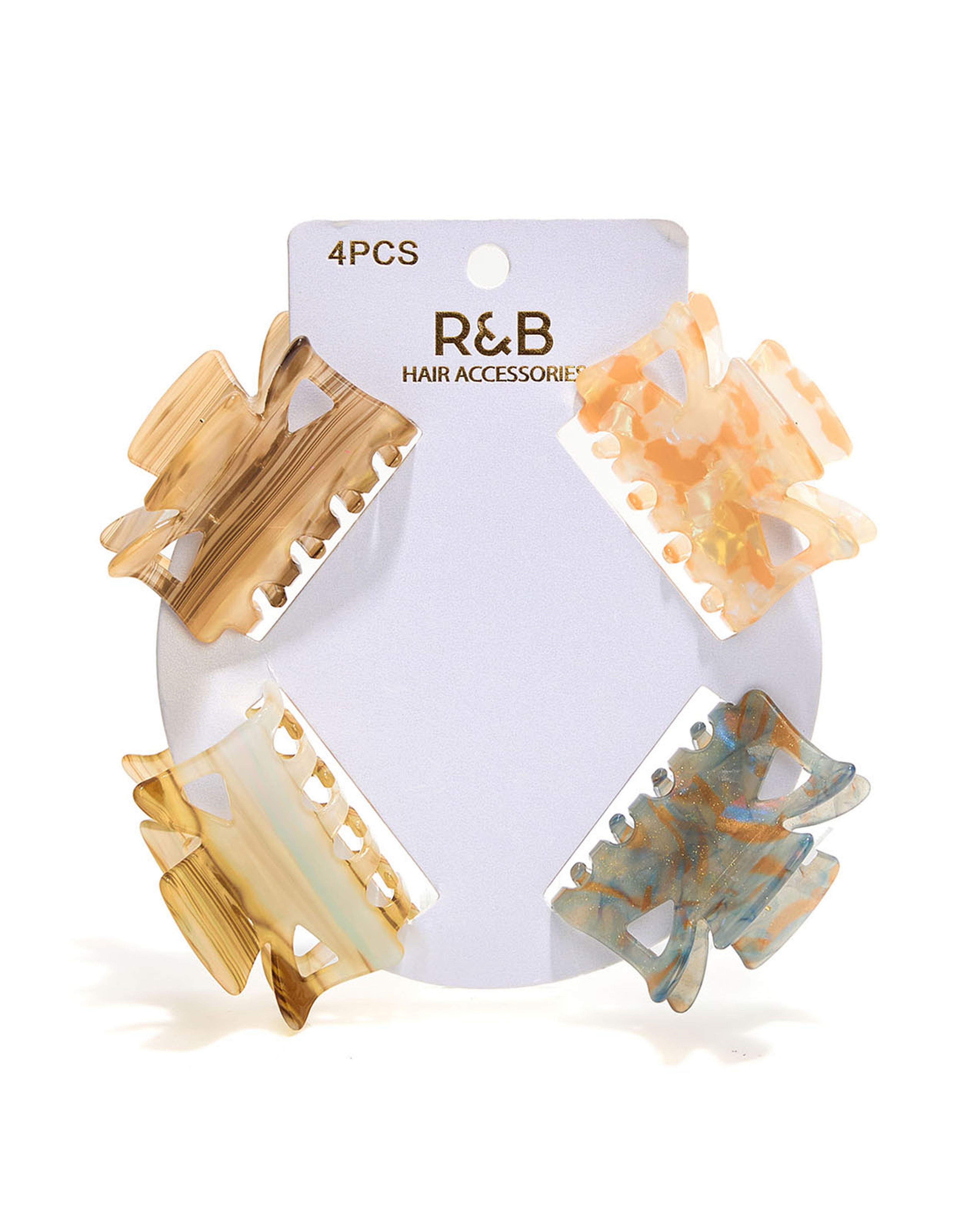 Pack of 4 Hair Claw Clips