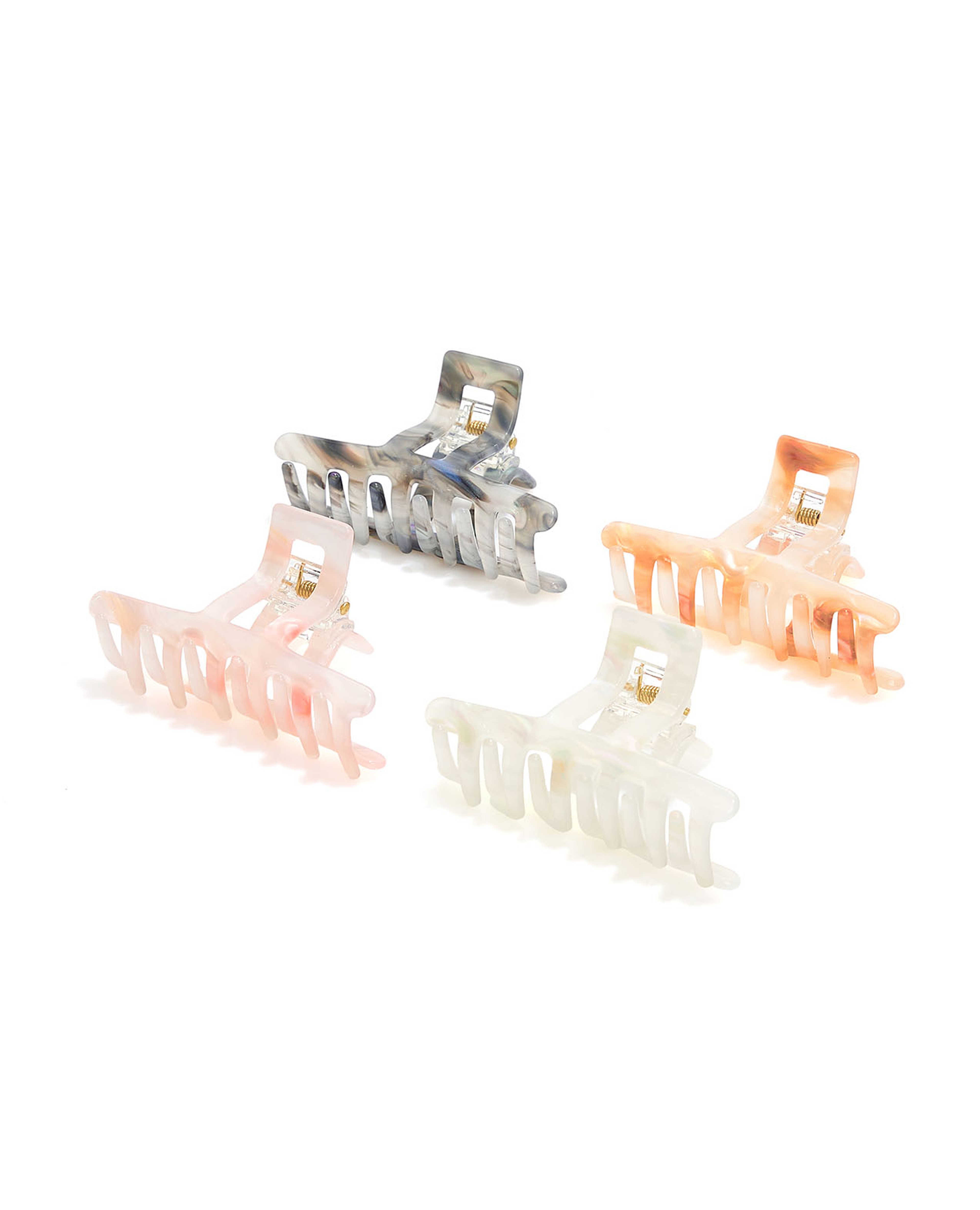 مشابك شعر مخلبية - 4 قطع