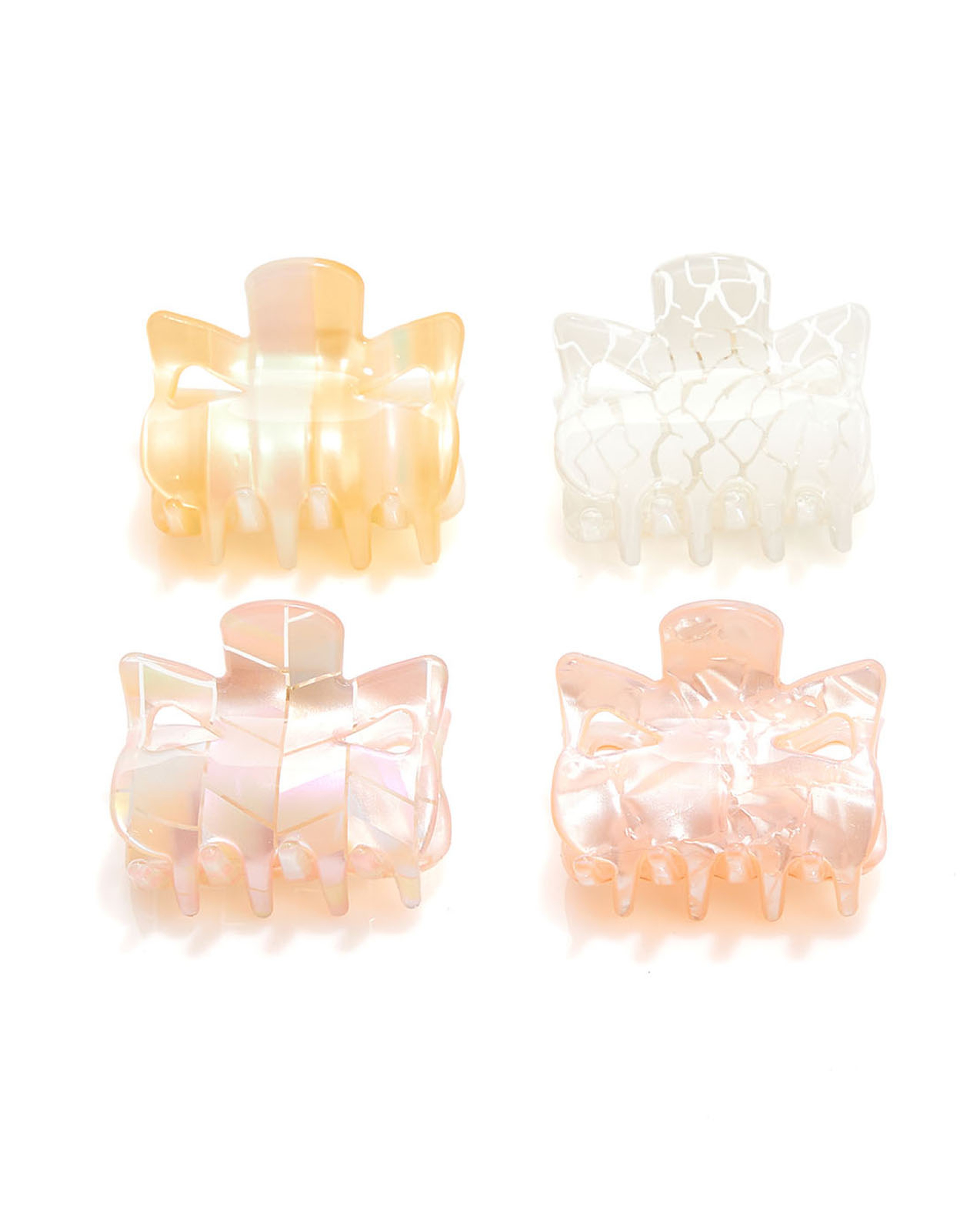 Pack of 4 Hair Claw Clips