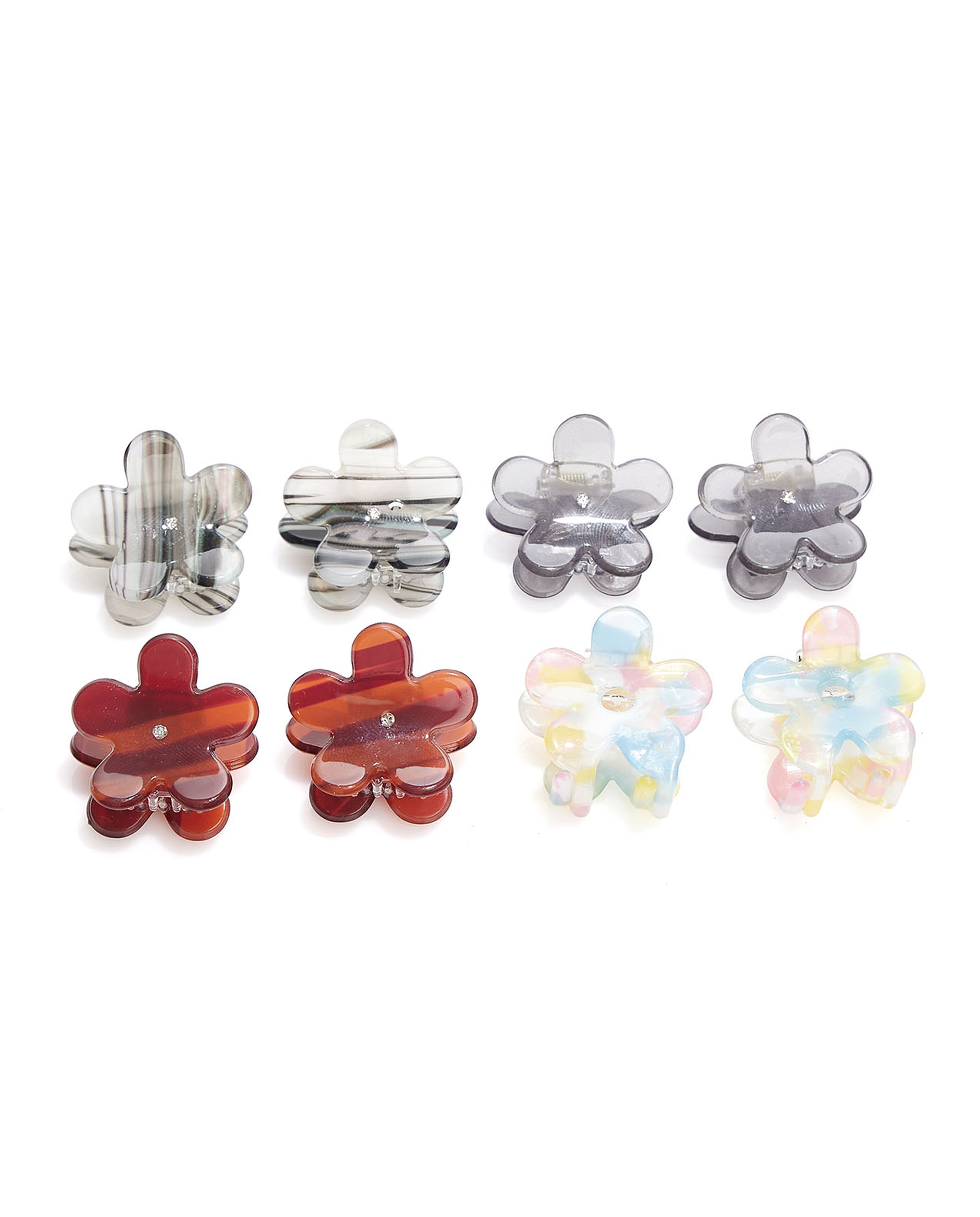 Pack of 8 Hair Claw Clips