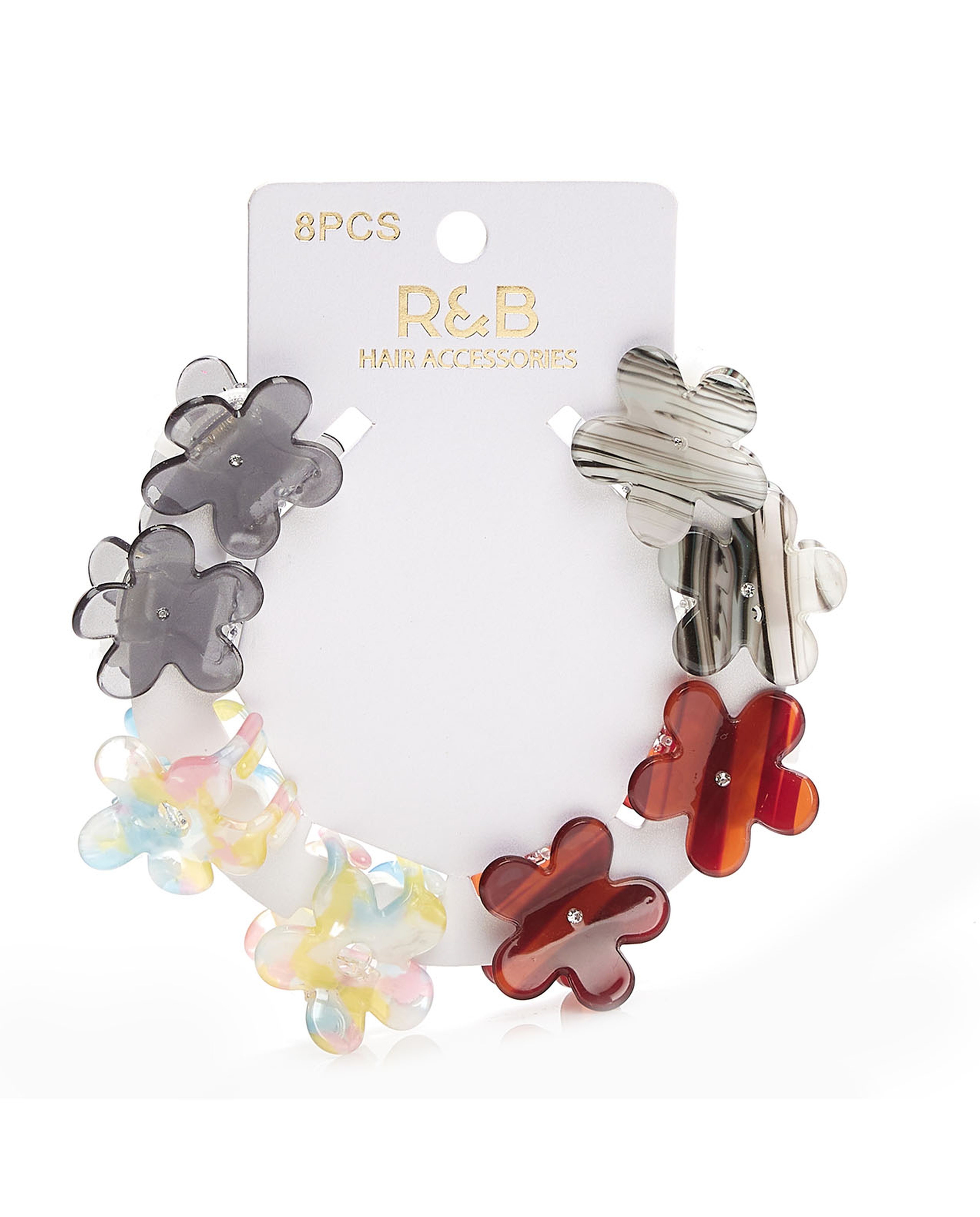 Pack of 8 Hair Claw Clips