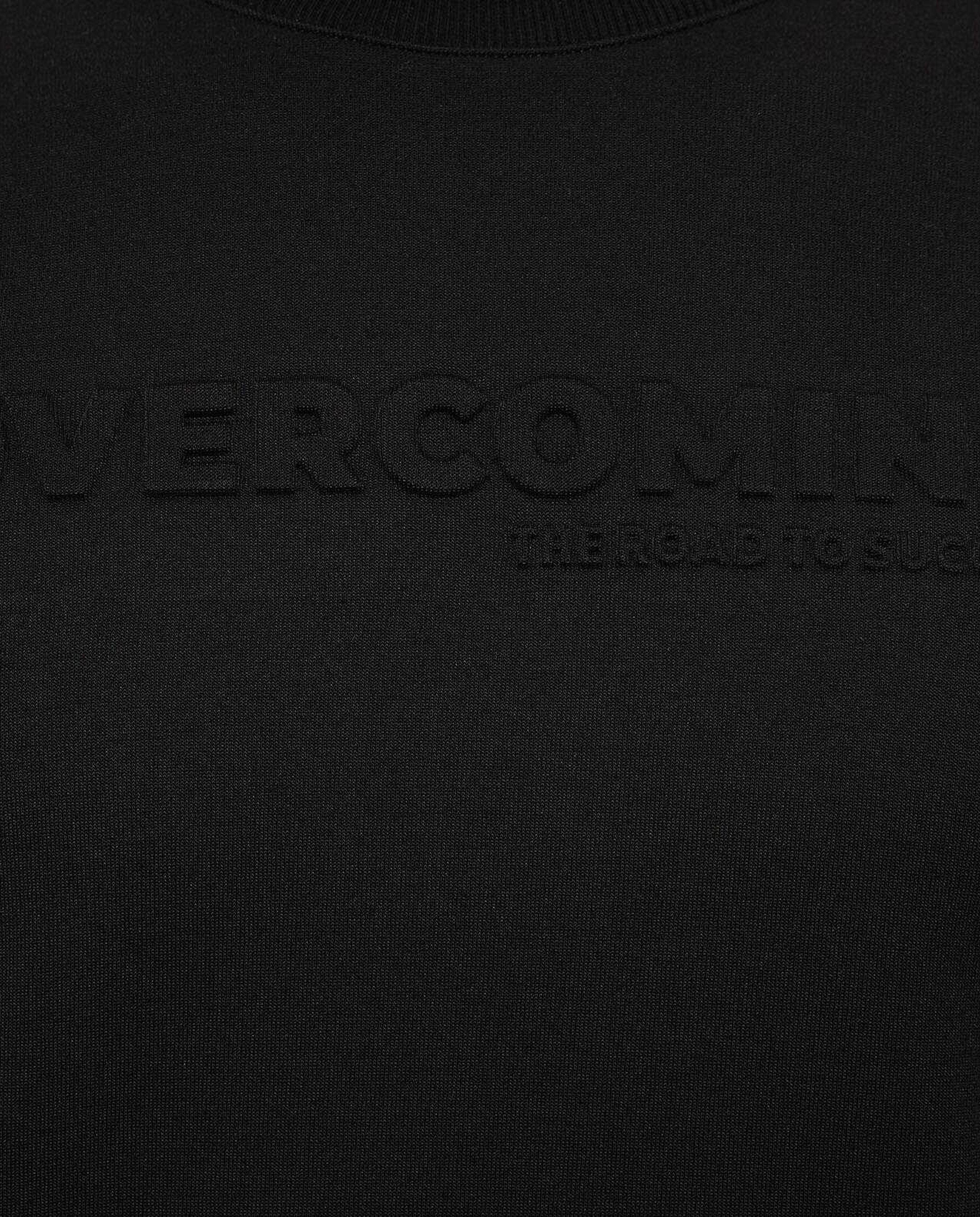 Embossed T-Shirt with Crew Neck and Short Sleeves