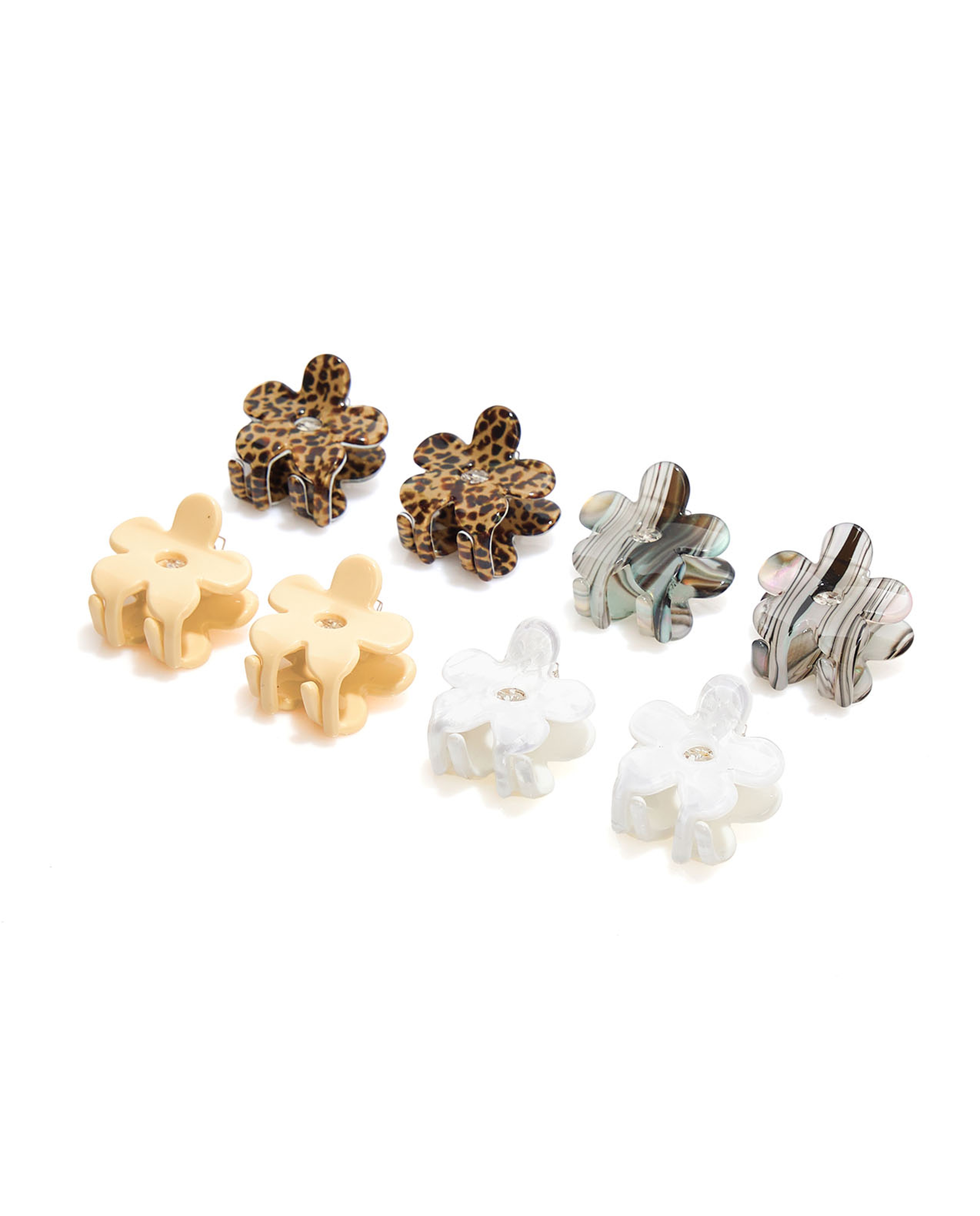 Pack of 8 Hair Claw Clips