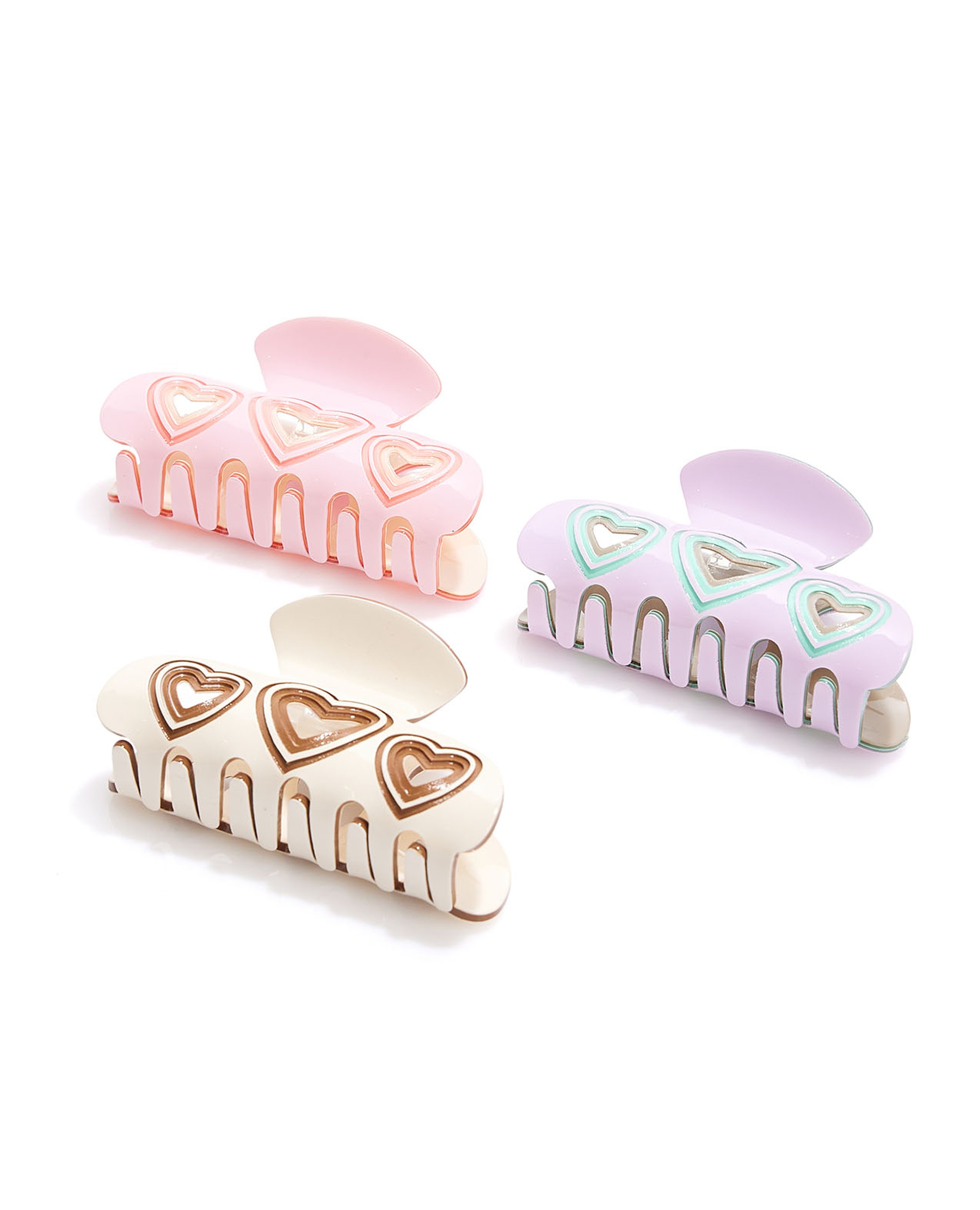 مشابك شعر مخلبية - 3 قطع