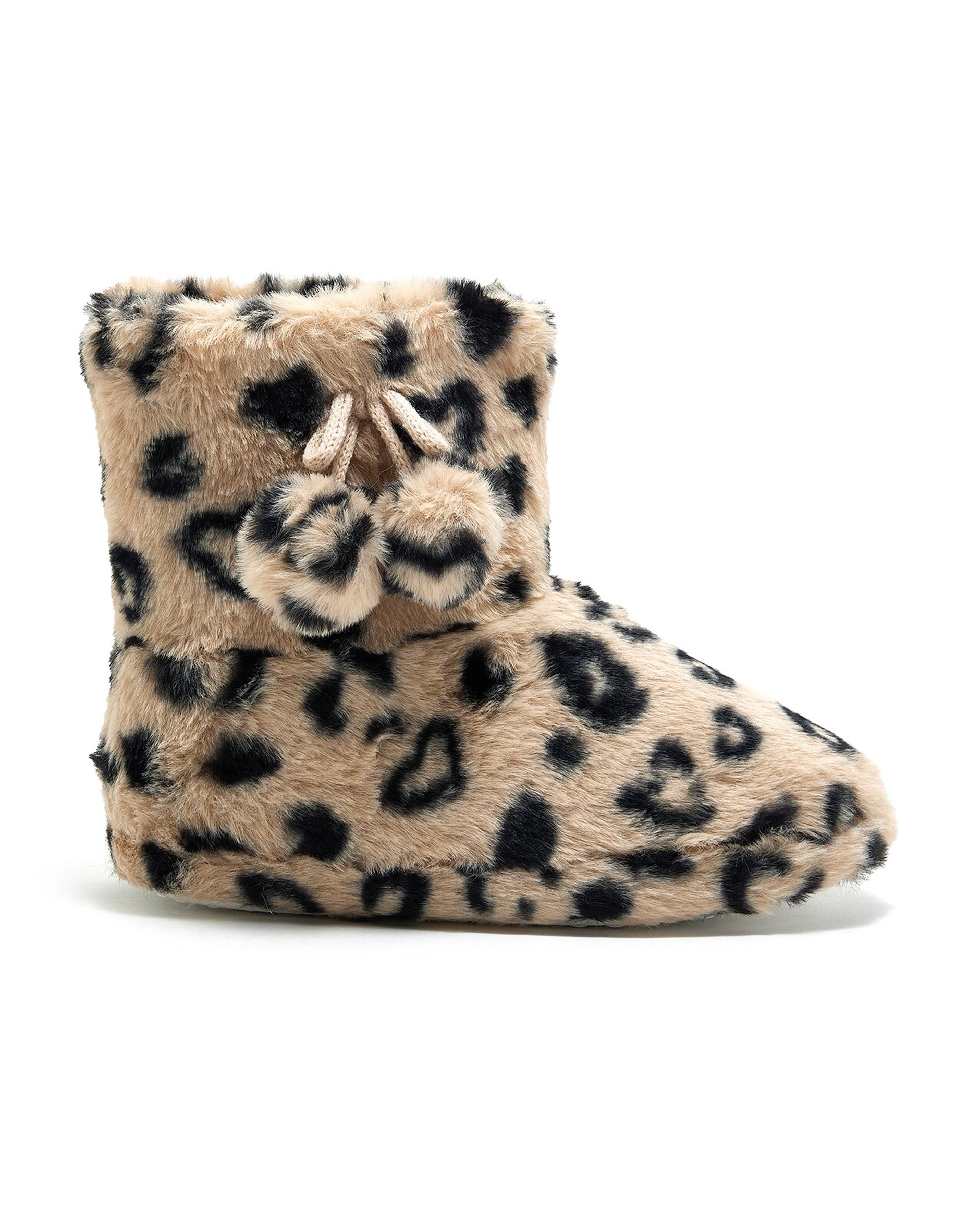 Animal Patterned Bedroom Booties