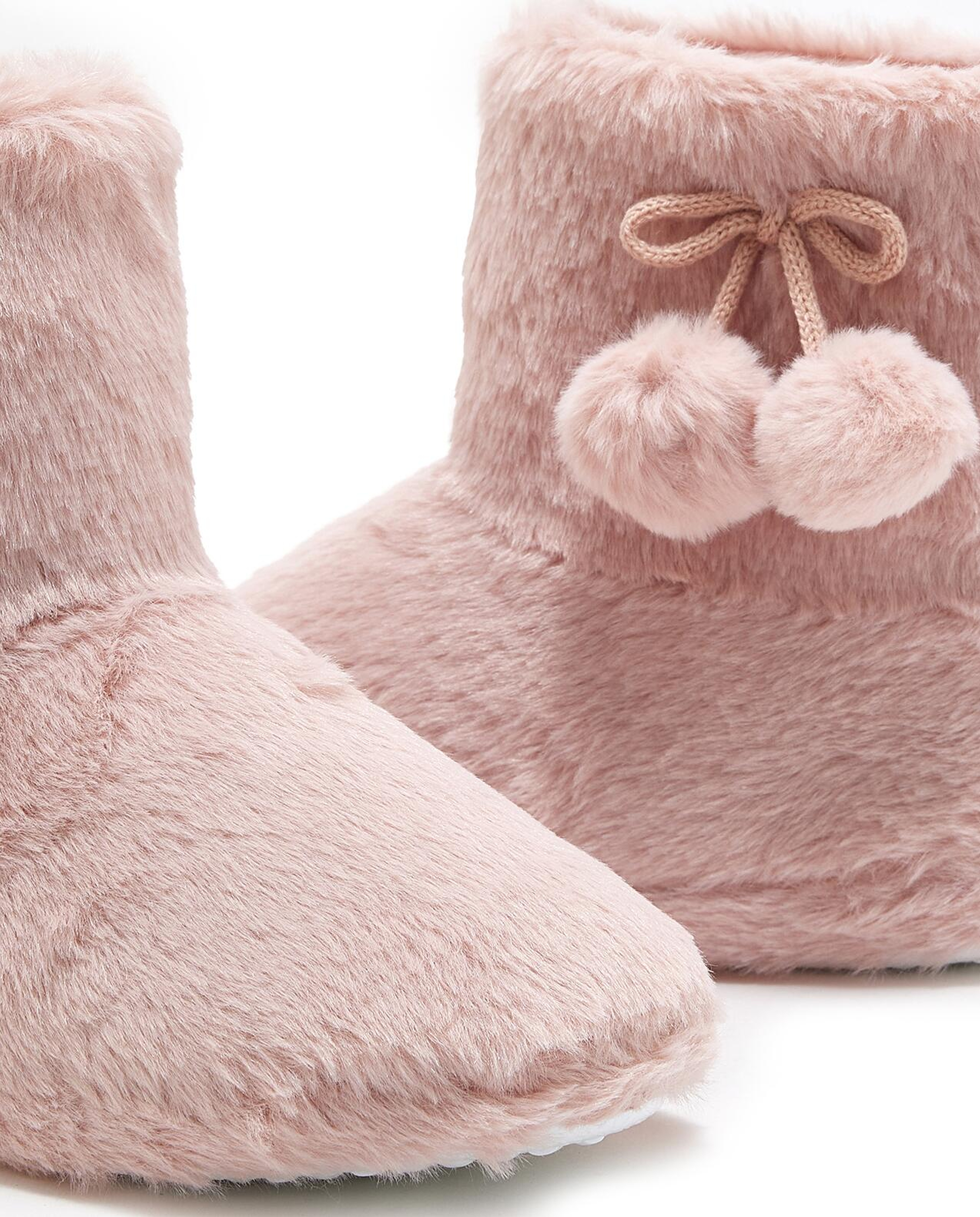 Furry Bedroom Booties