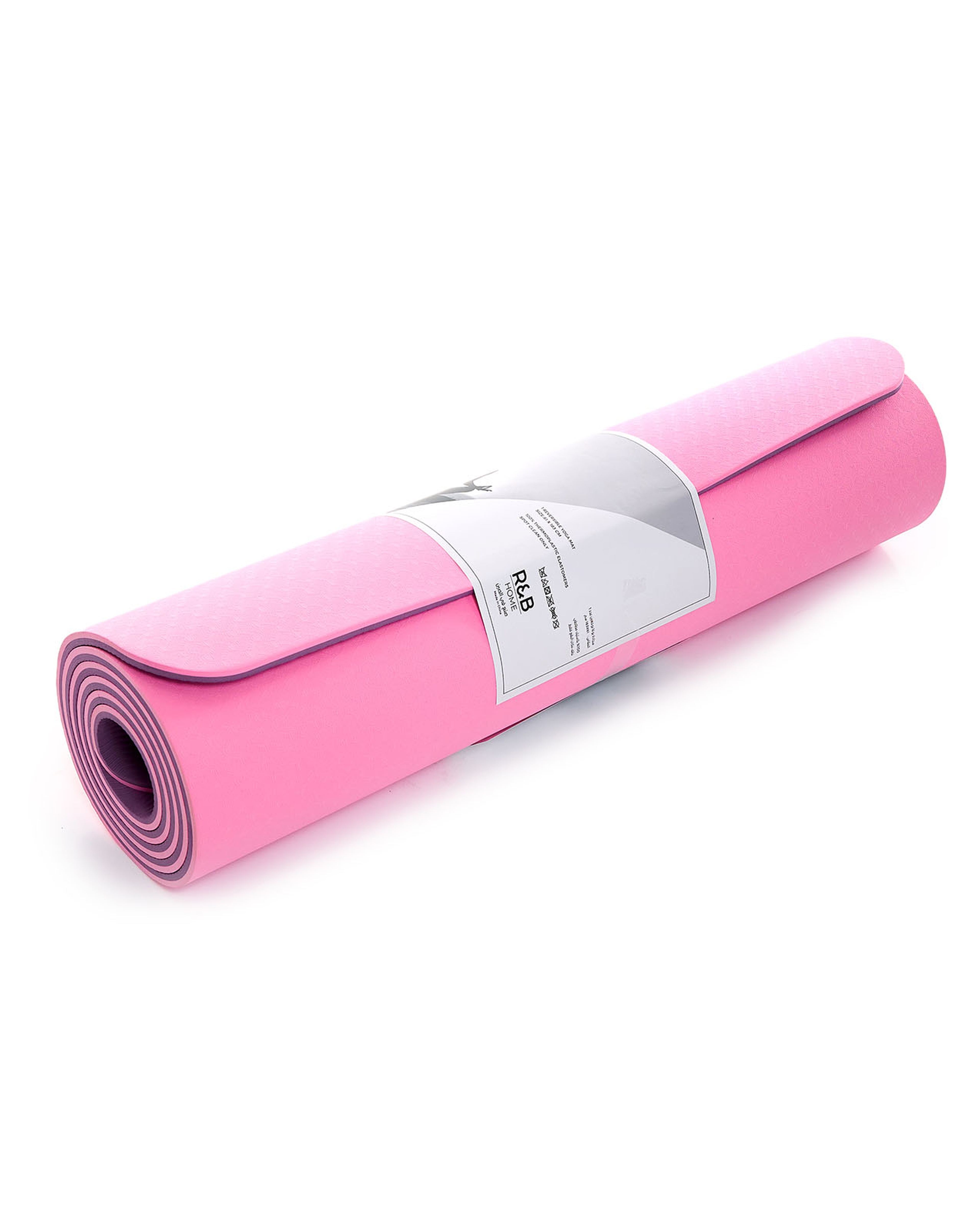 8Mm Reversible Yoga Mat, 1830X610Cm