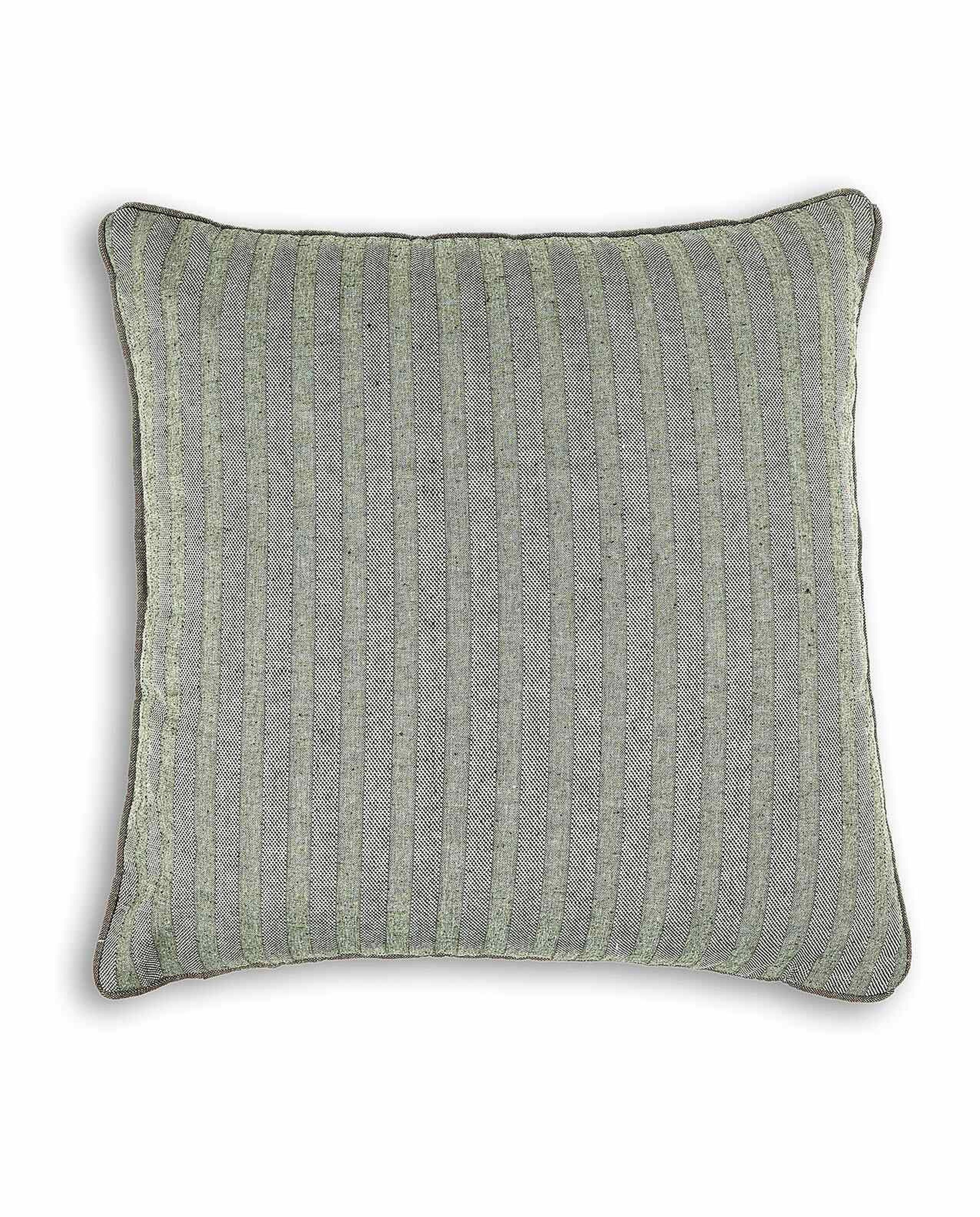 أغطية وسائد مخططة - قطعتين