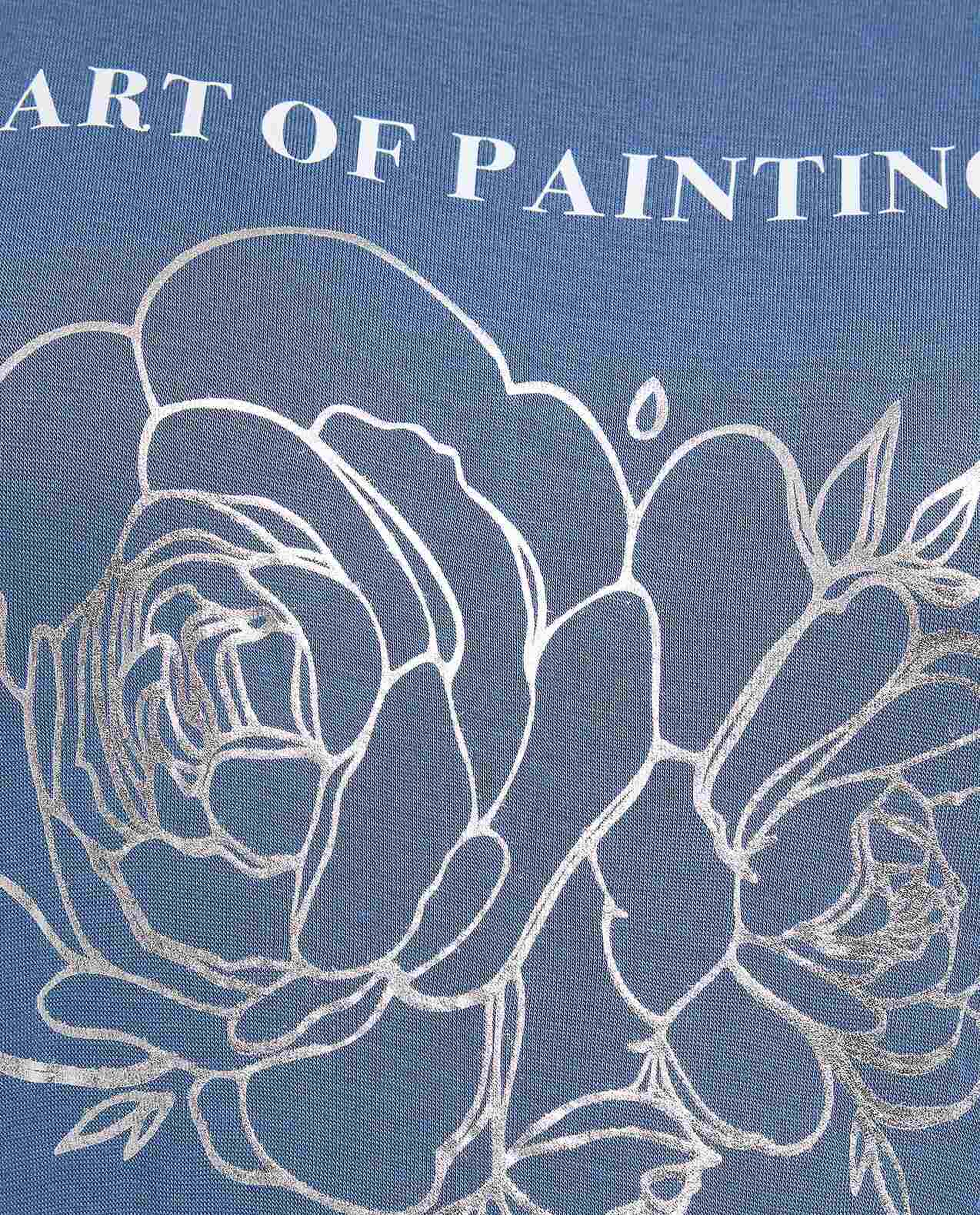 Printed T-Shirt with Crew Neck and Short Sleeves