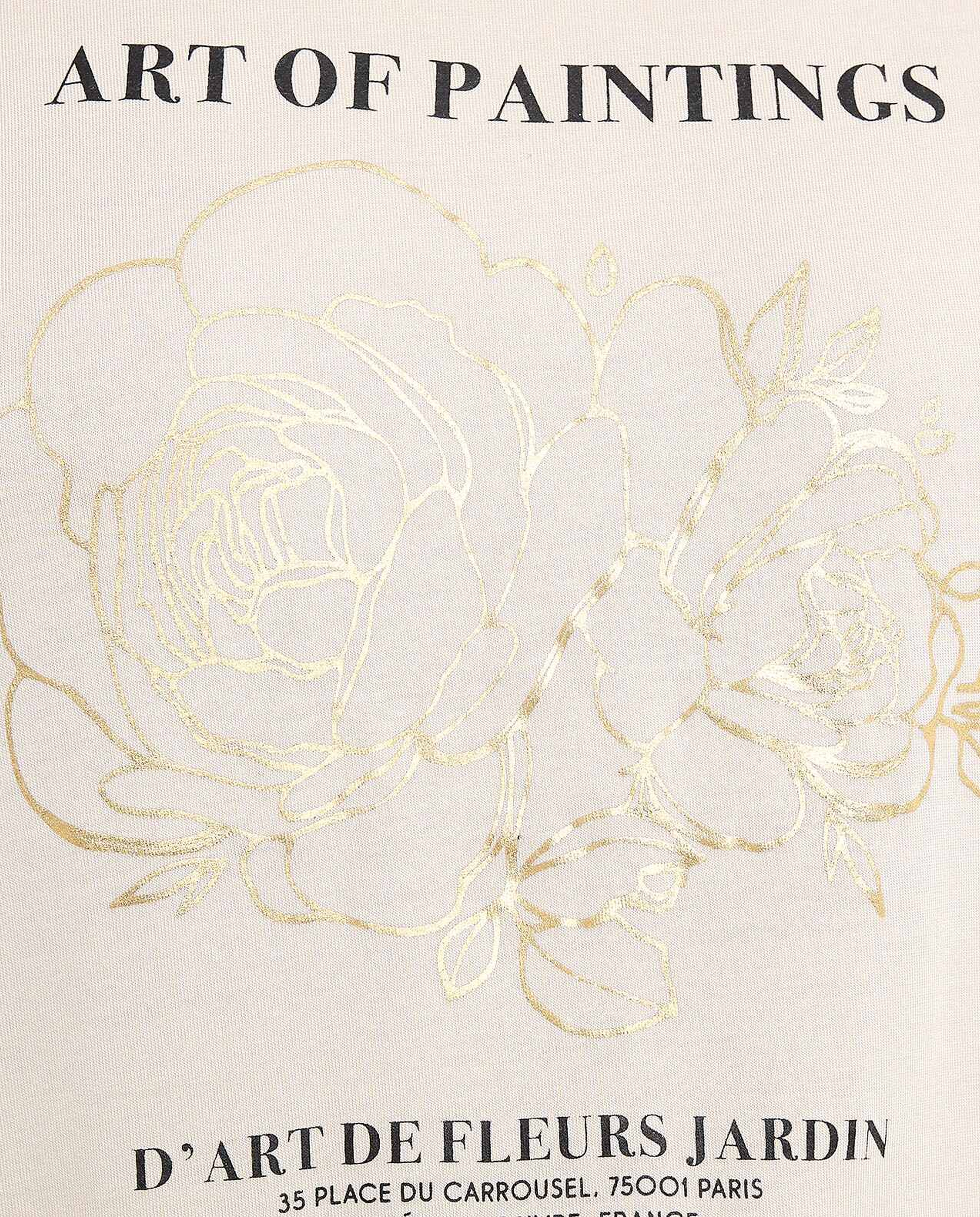 Printed T-Shirt with Crew Neck and Short Sleeves