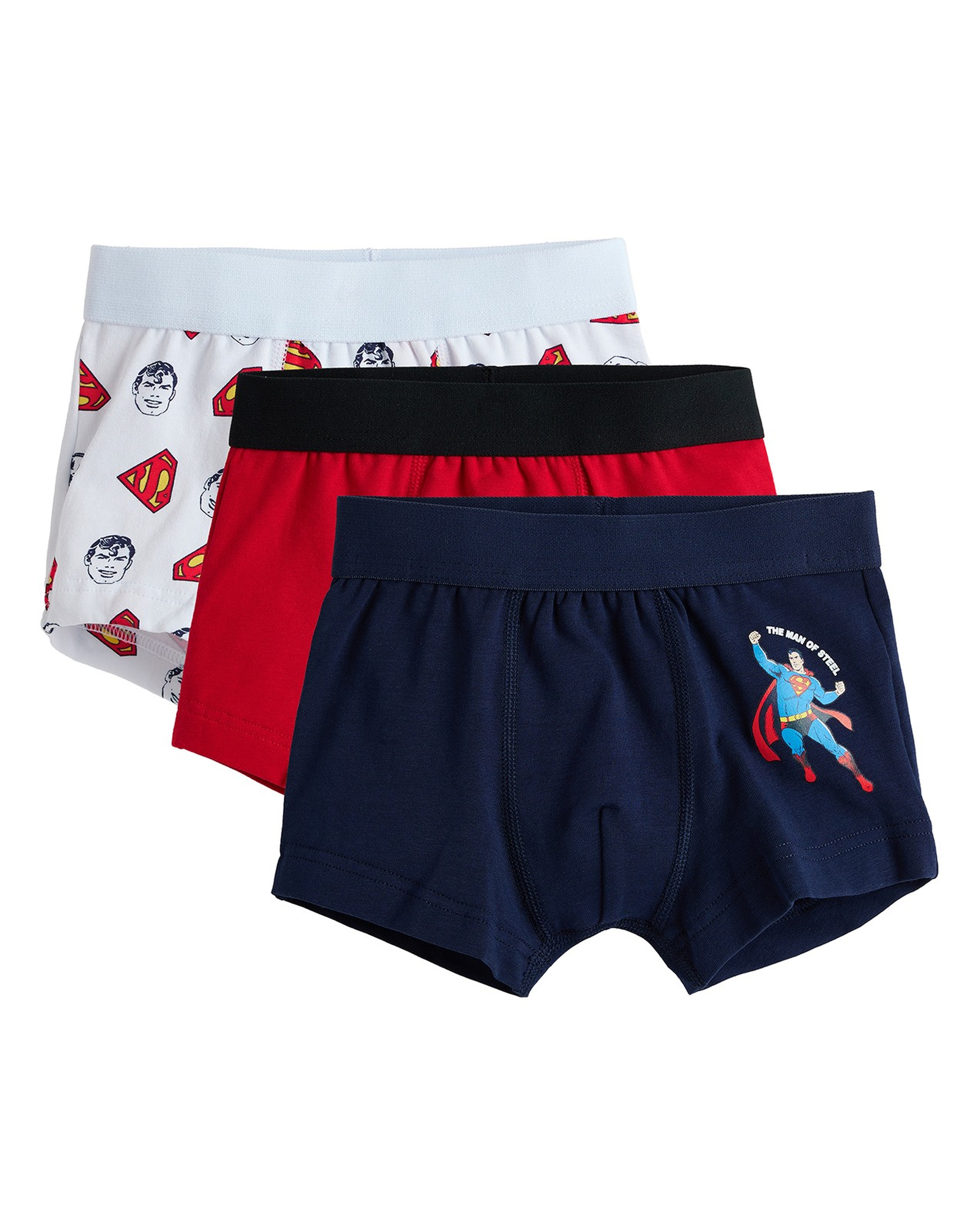 سروال بوكسر بطبعة سوبرمان - 3 قطع