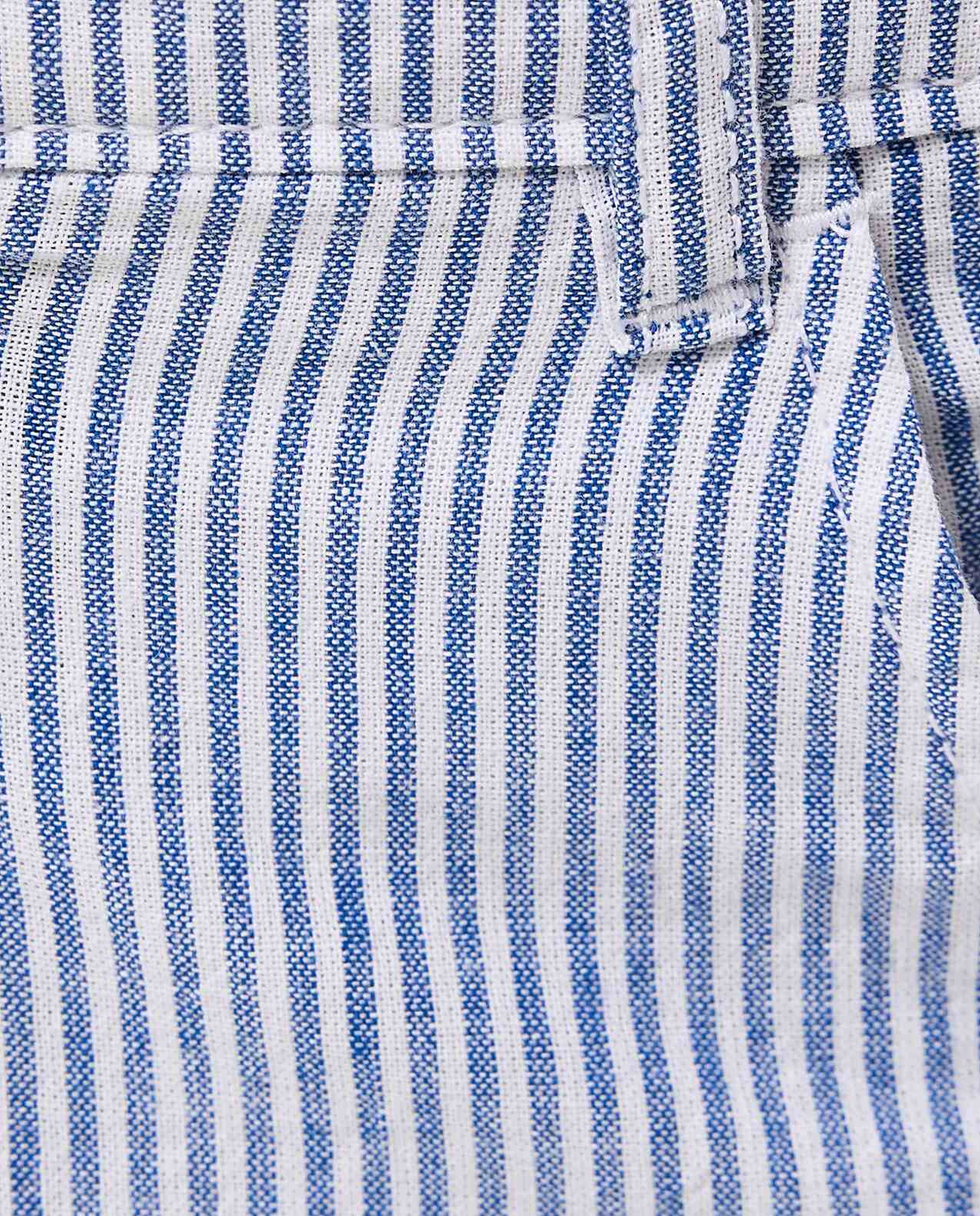 Striped Shorts with Button Closure