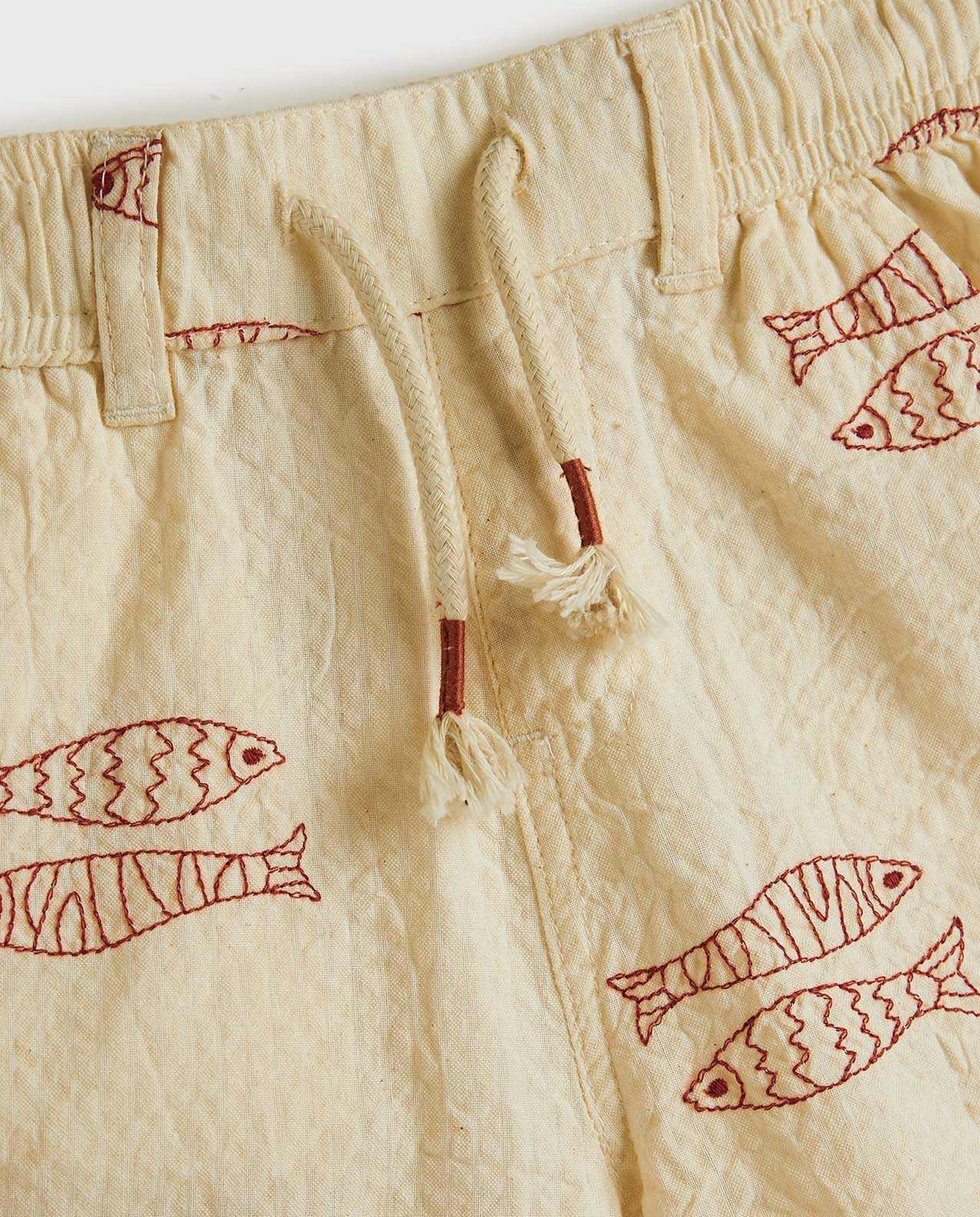 Printed Shirt and Shorts Set