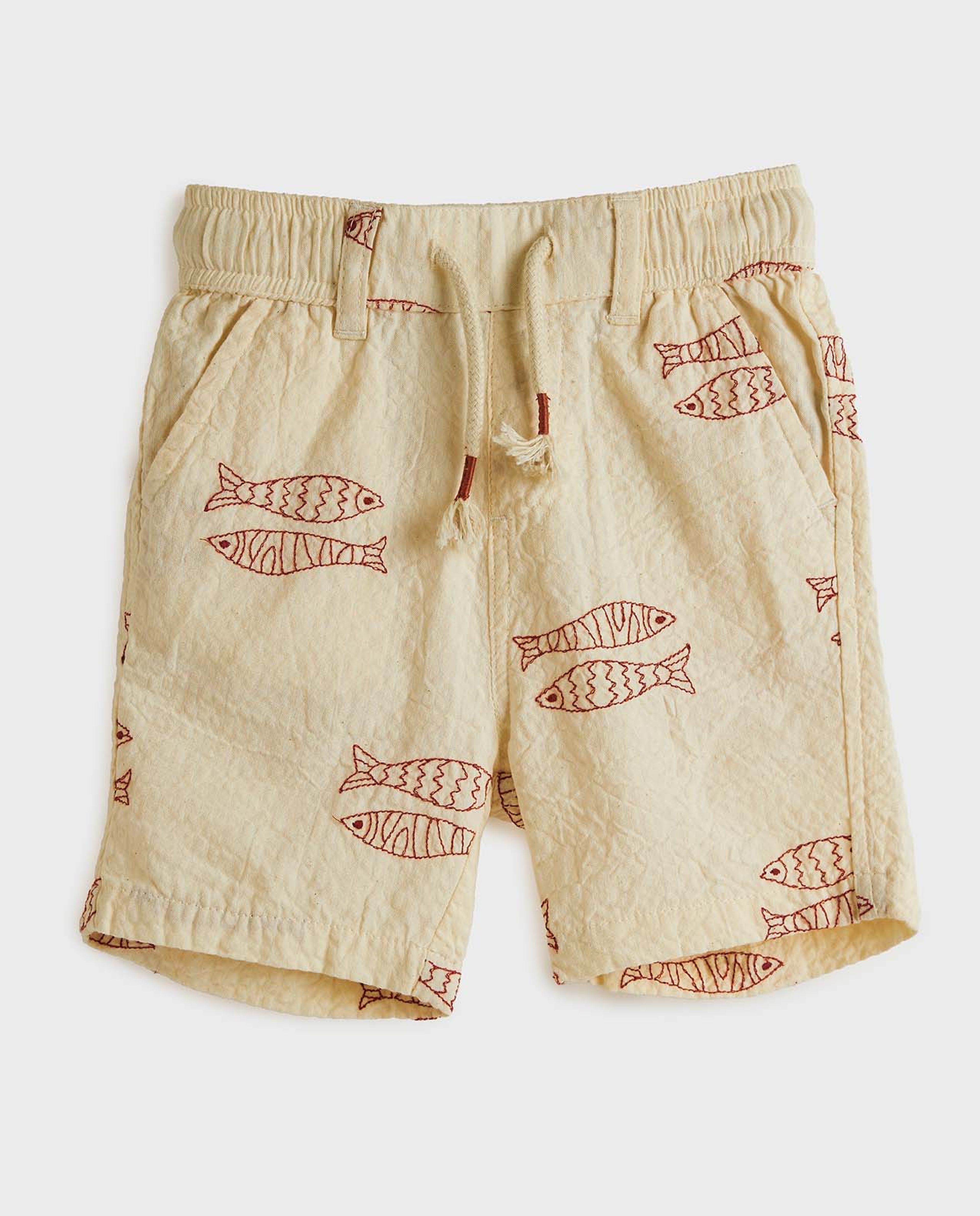 Printed Shirt and Shorts Set